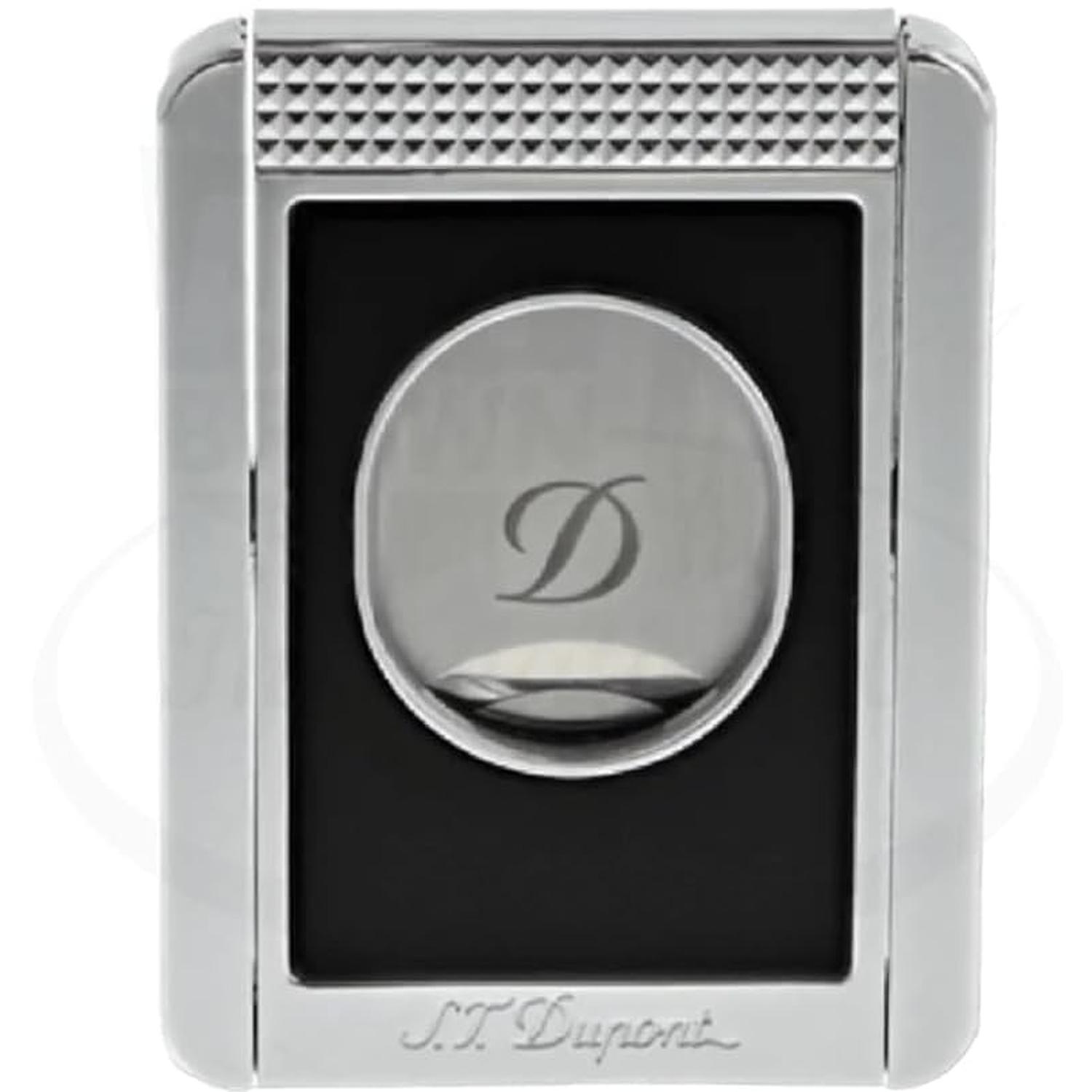 DUPONT - 003415 - Black chrome cigar cutter stand - Luxury Lighter