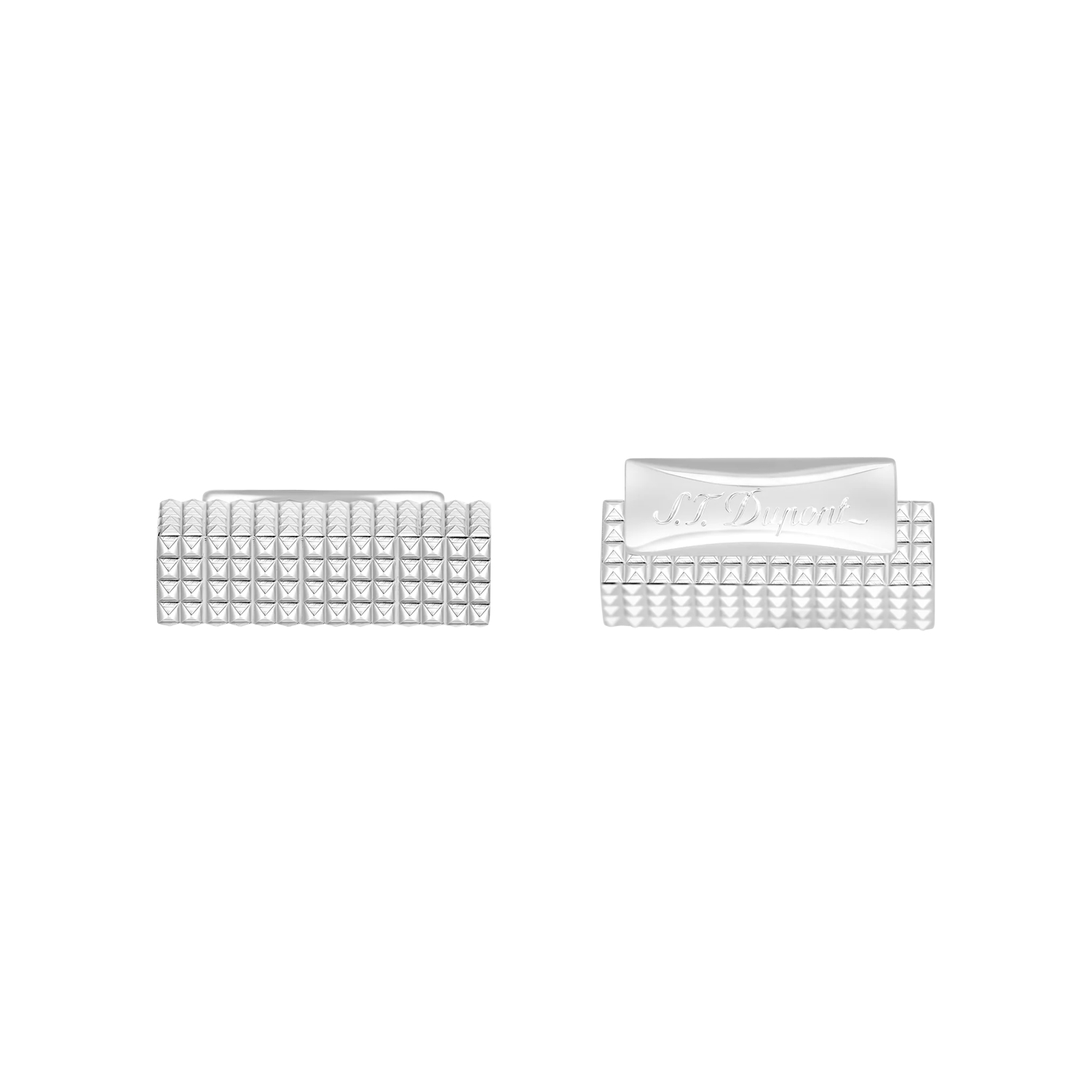 DUPONT - 005567 - Diamond rectangular cufflinks