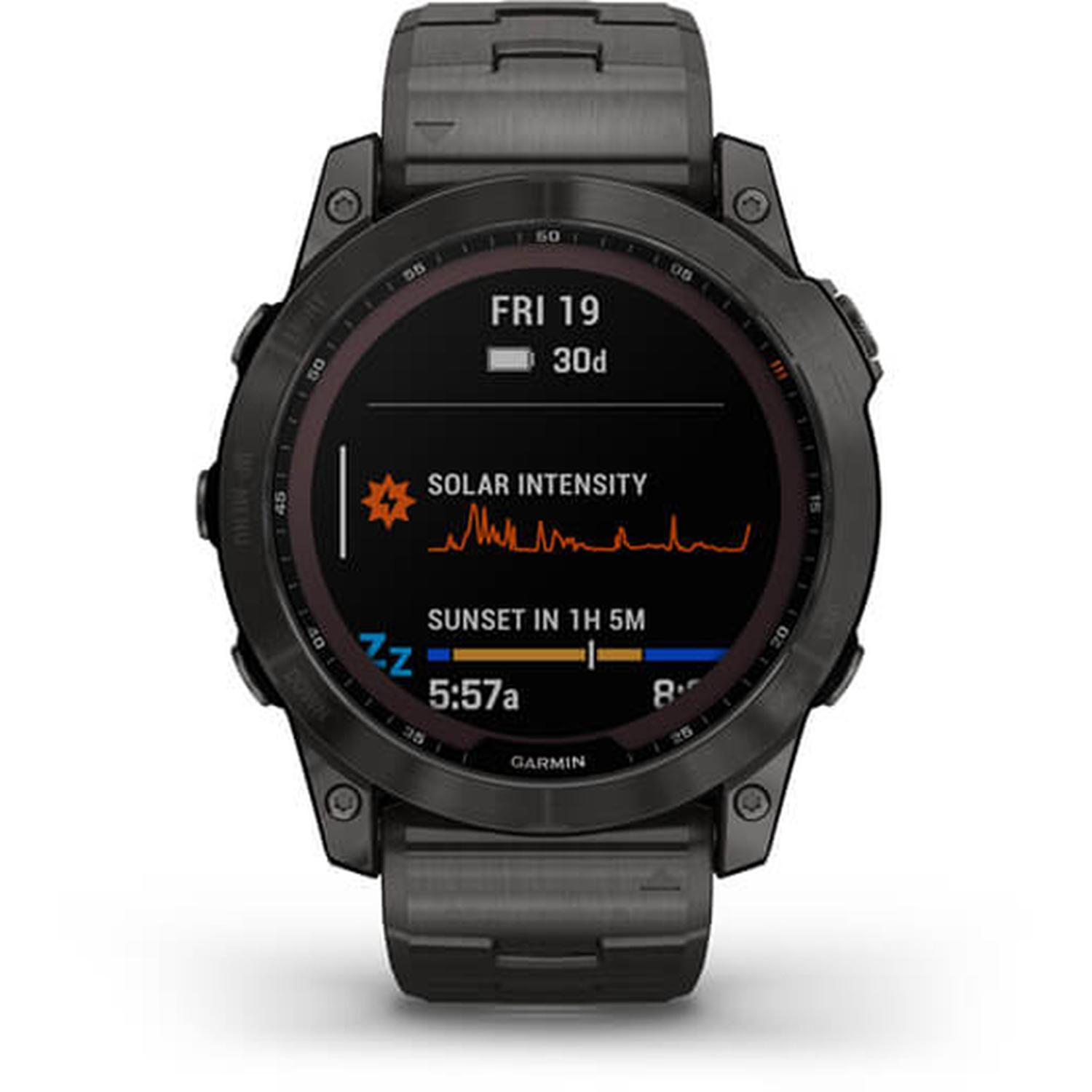 Garmin - 010-02541-27 - fēnix® 7X – Sapphire Solar Edition