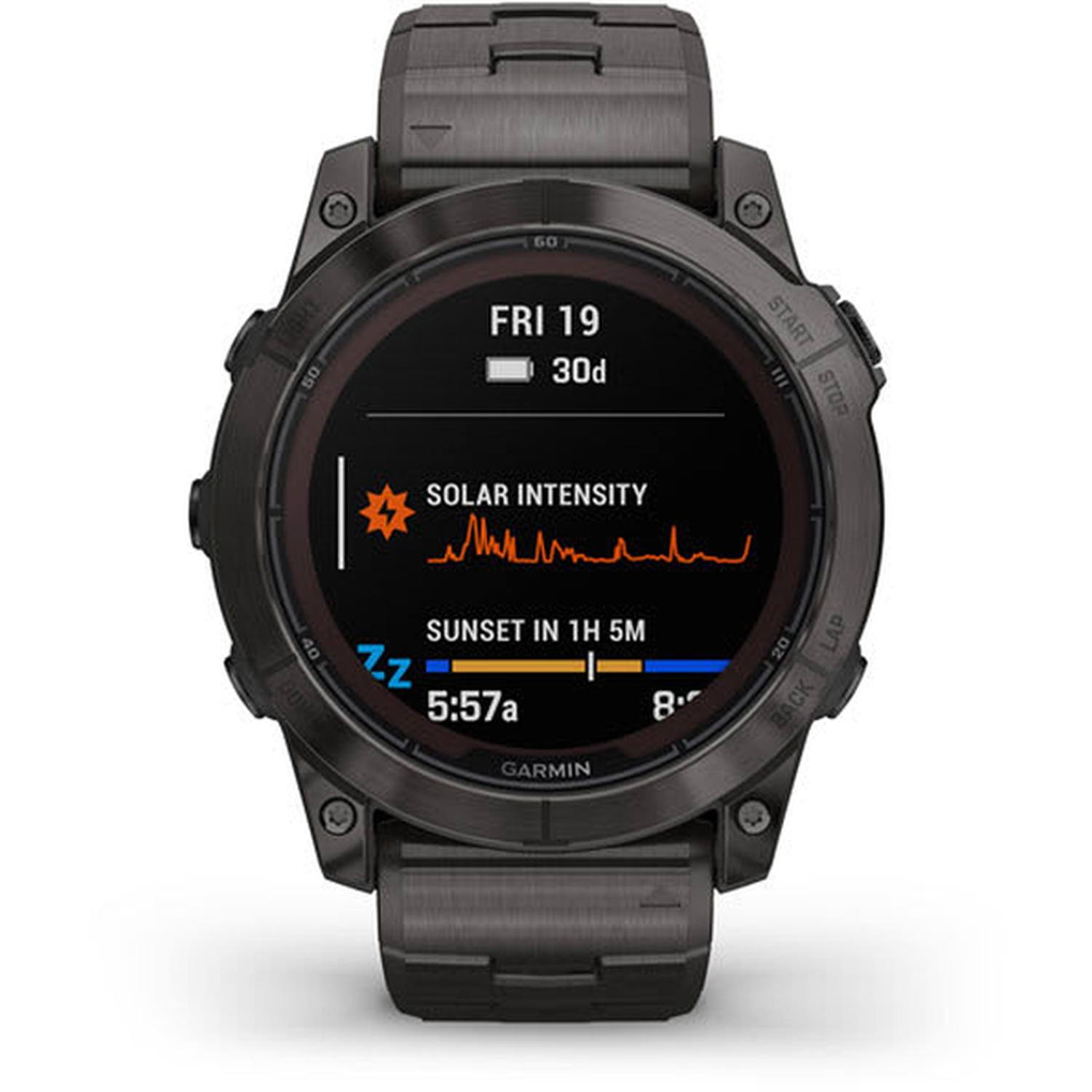 Garmin - 010-02778-30 - fēnix® 7X Pro – Sapphire Solar Edition