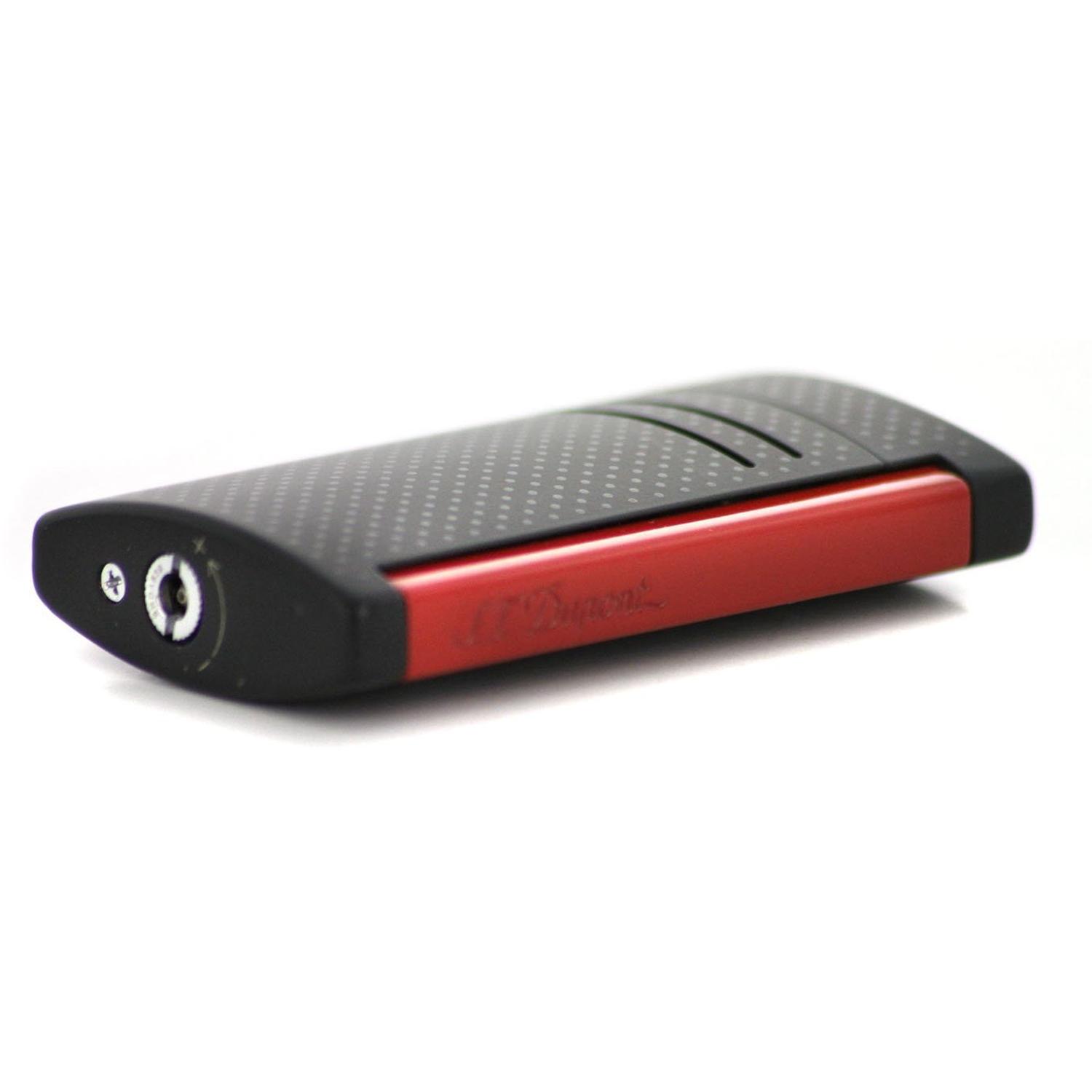 DUPONT - 020160N - Maxijet matt black and red lighter