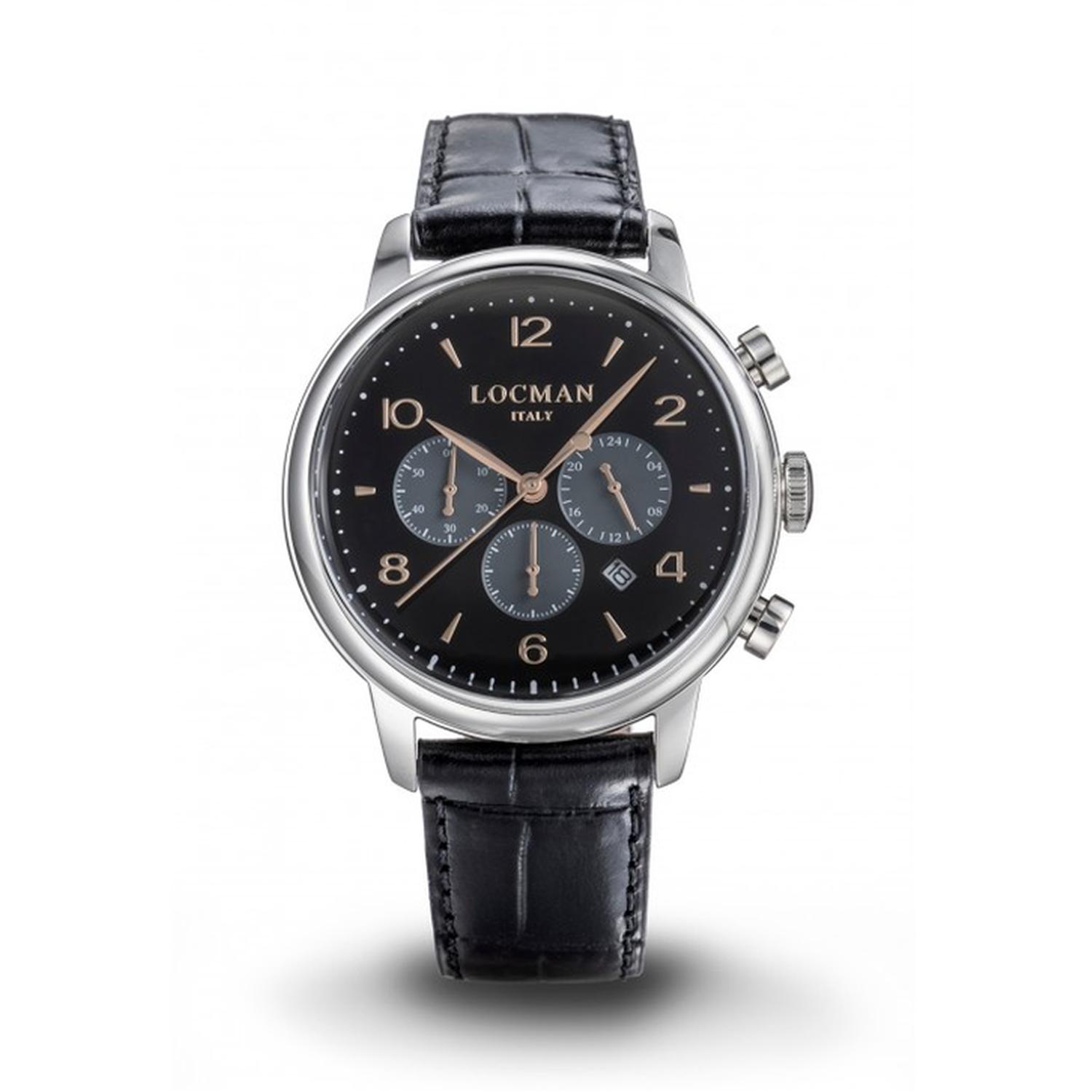LOCMAN - 0254A01R-00BKGY2PK - Men's Watch 1960
