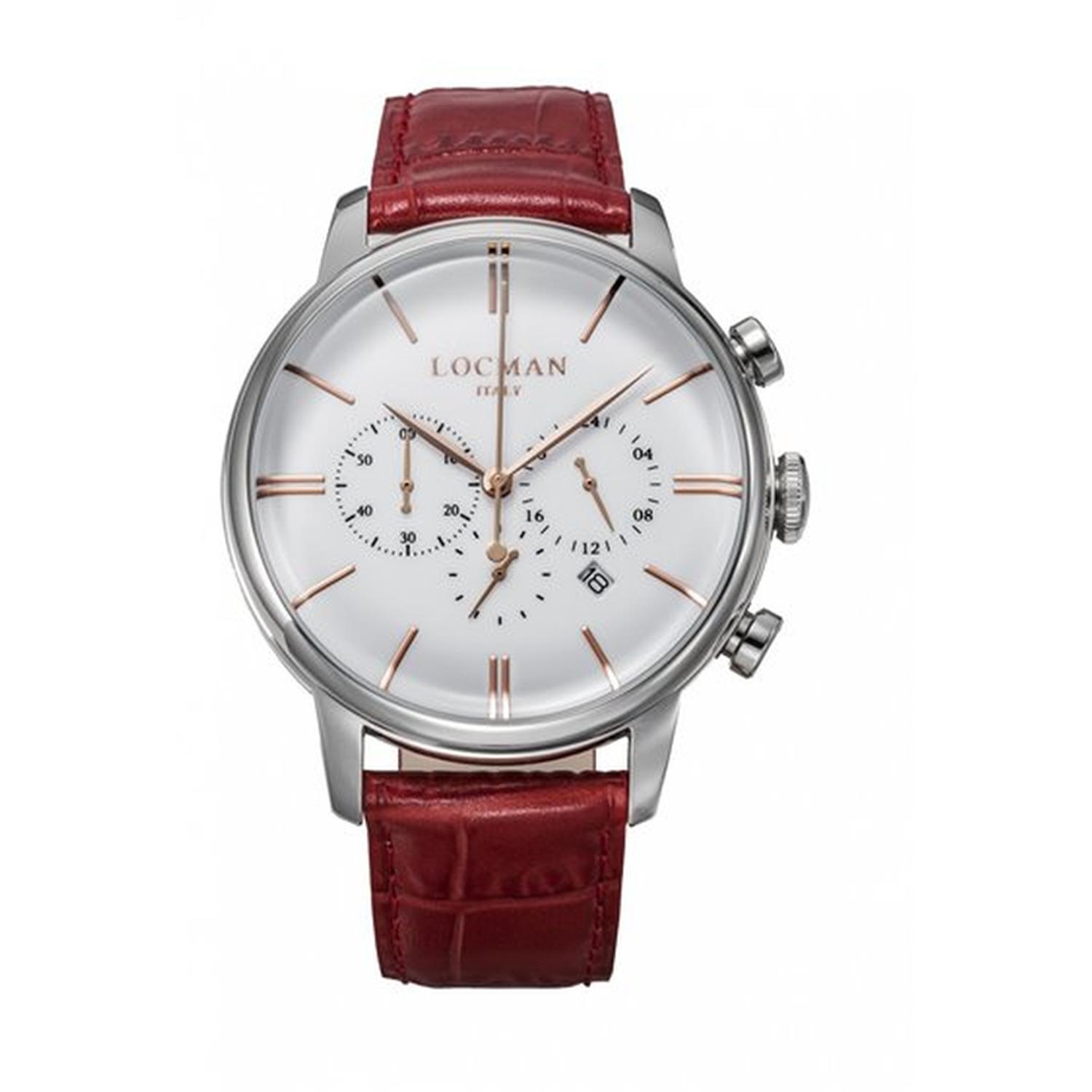 LOCMAN - 0254A08R-00WHRGPR - Women's - 0254A08R-00WHRGPR - Locman Men's Watch