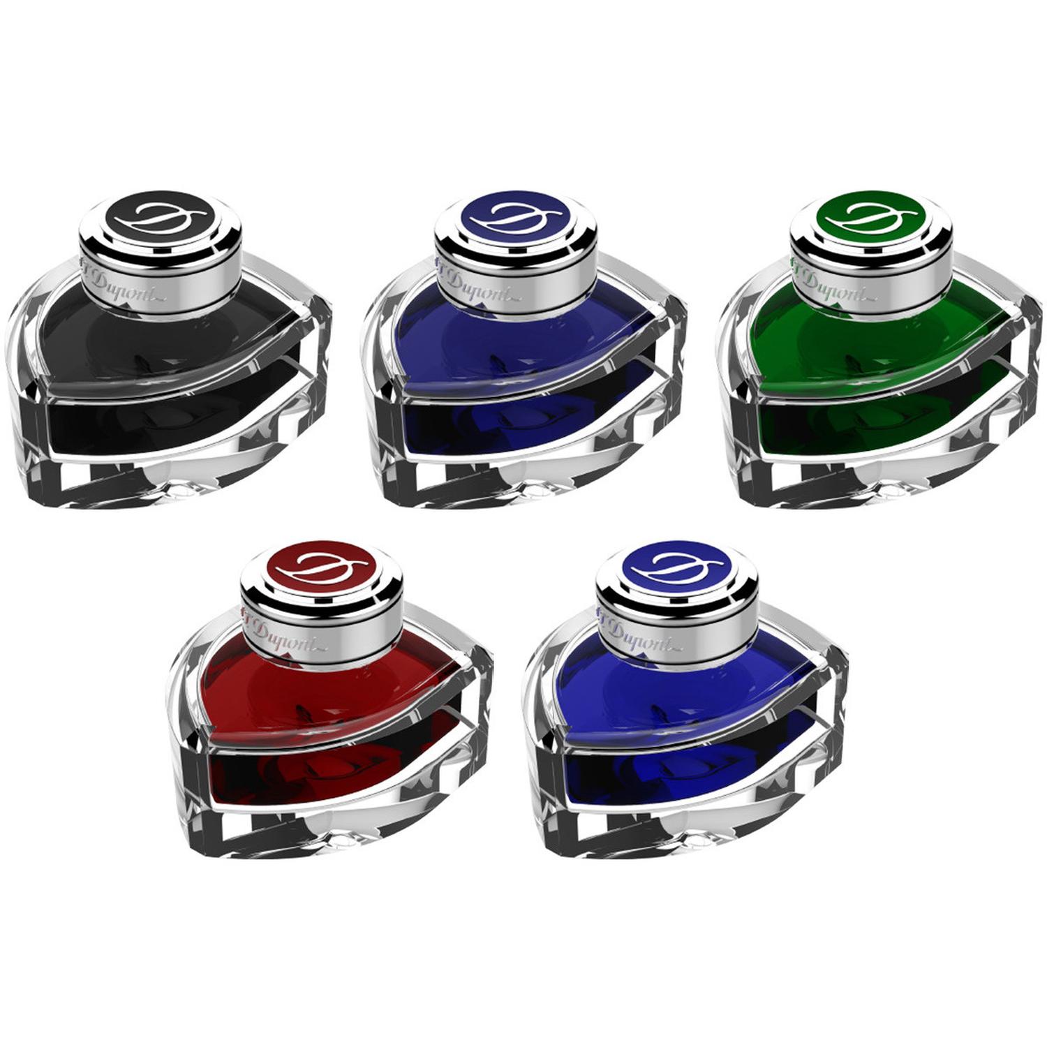 DUPONT - 040161 - S.T.   Ink Bottle Set - Assorted Colours (Set of 5)