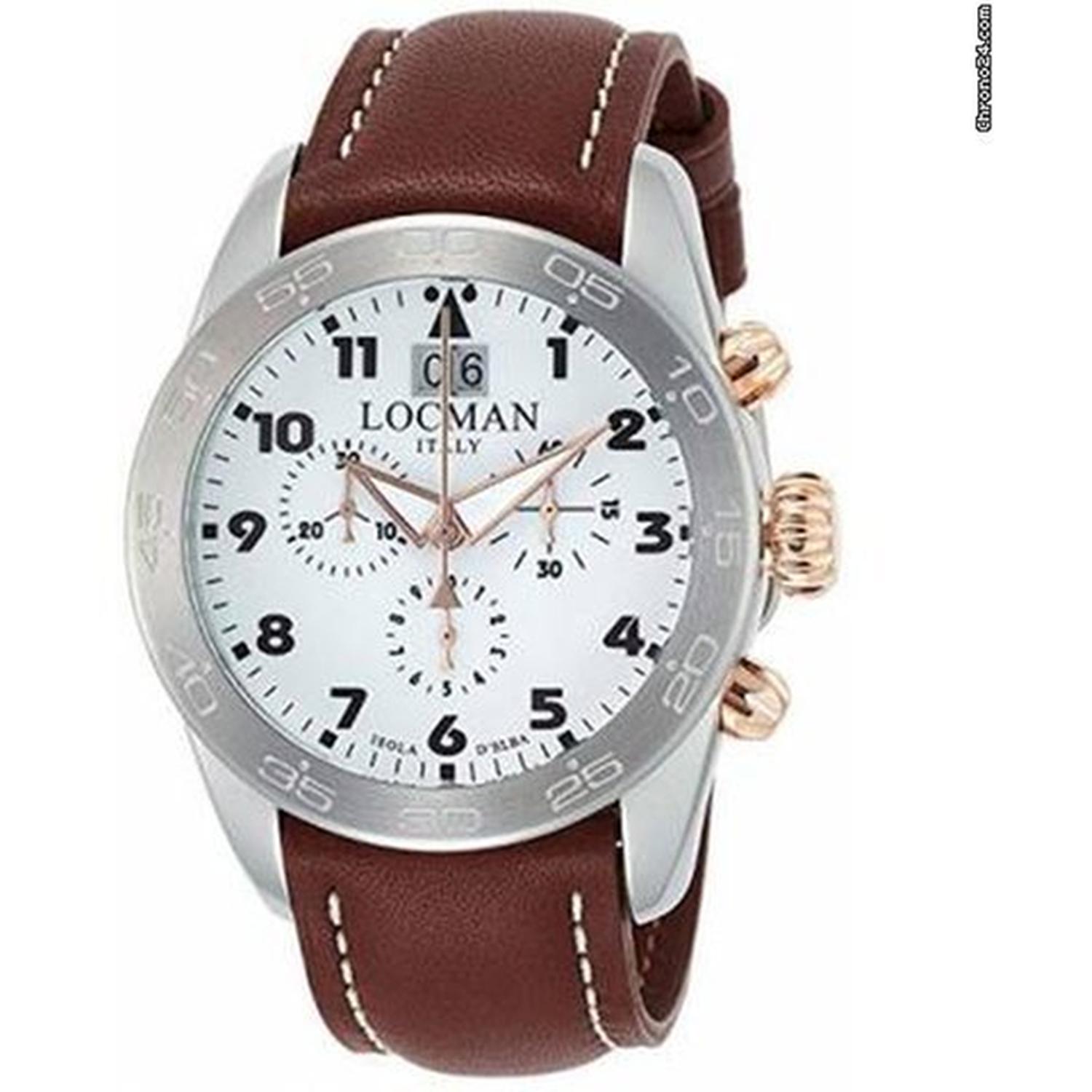 LOCMAN - 0460M08-0RWHBKPN -  ISOLA D'ELBA QUARTZ CHRONOGRAPH
