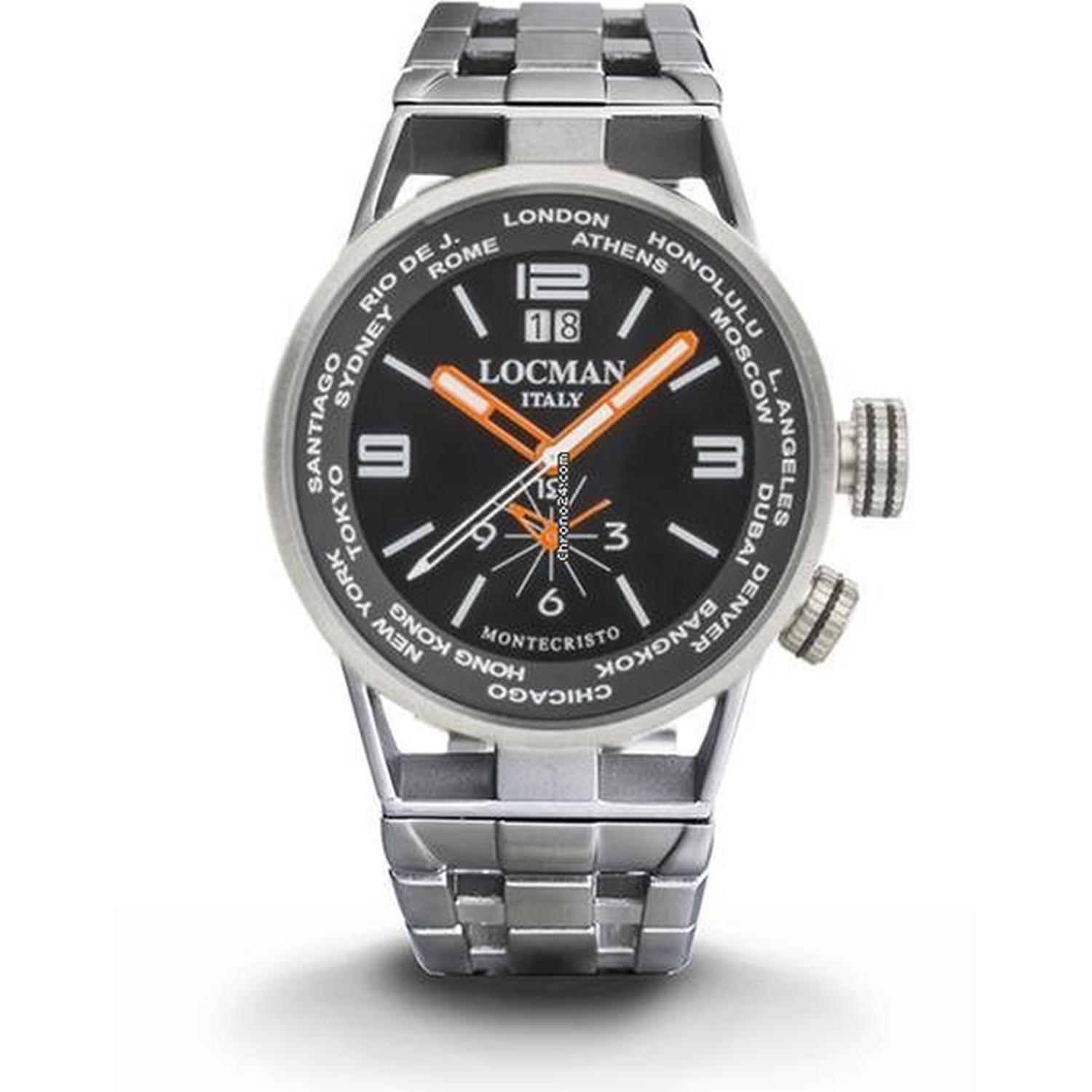 LOCMAN - 0508A01S-00BKWHBO -  Montecristo Dual Time