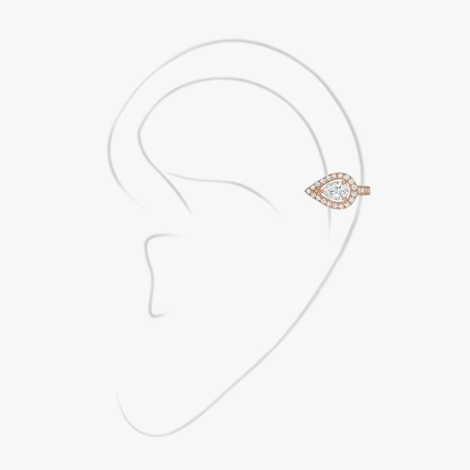 Messika - 07442-PG - My Twin Top Mono Earring Pear Diamond 0.15ct