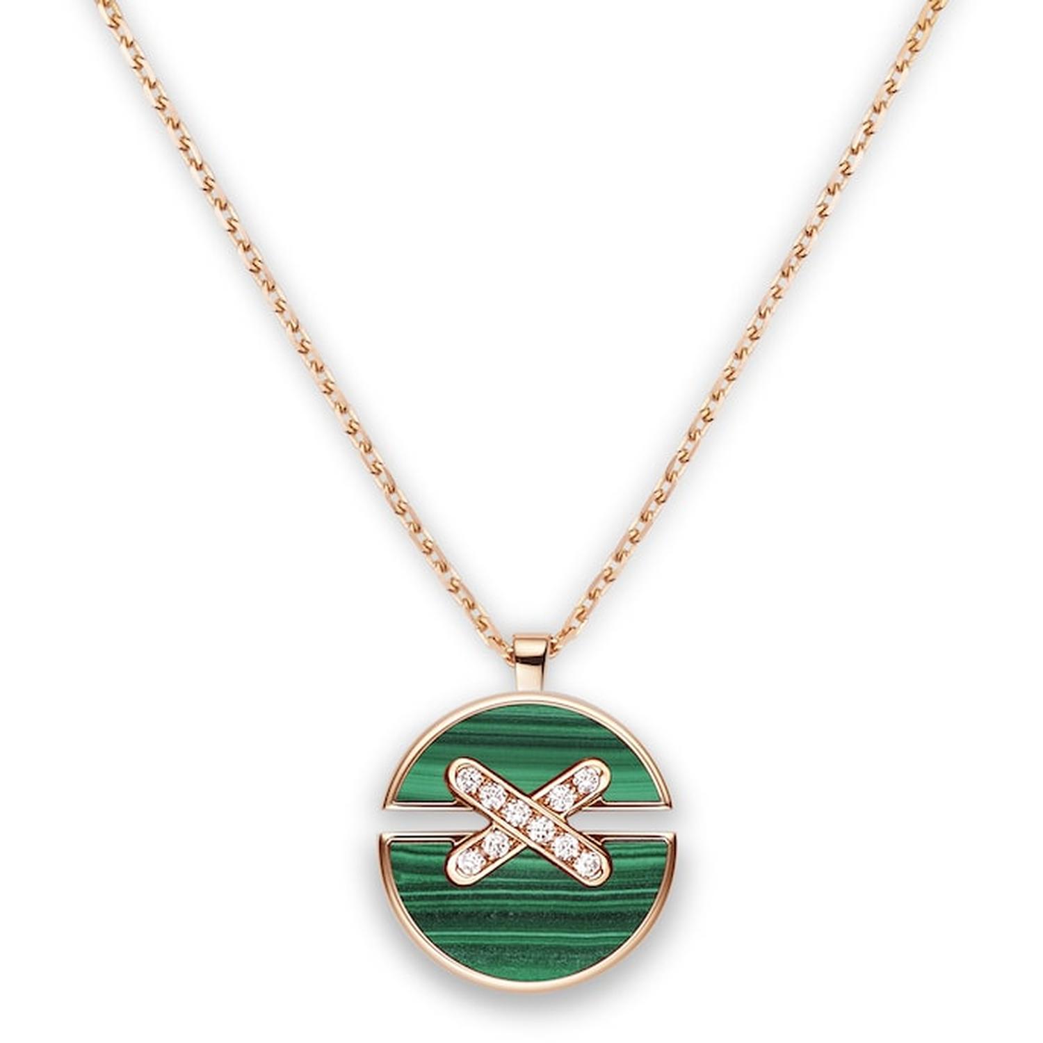 CHAUMET - Harmony Links Games malachite medium model pendant