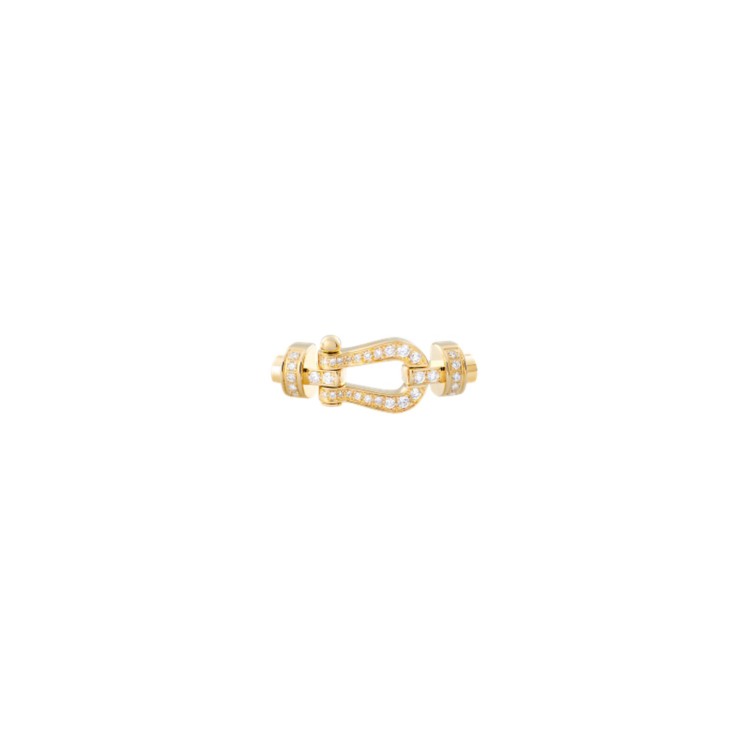 Fred - 0B0071 - FORCE 10 BUCKLE IN ROSE GOLD AND DIAMONDS, MEDIUM MODEL
