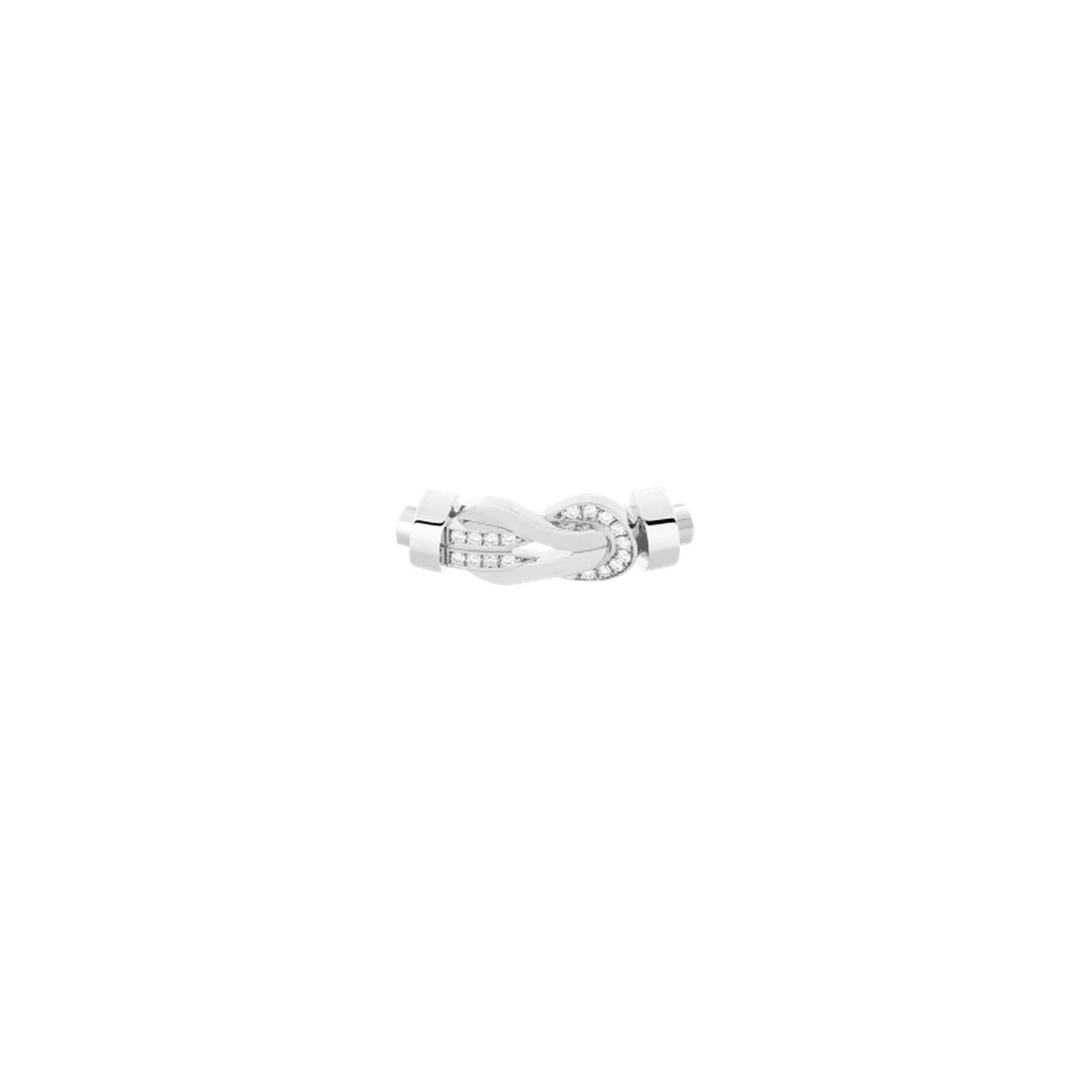 Fred - 0B0109 - CHANCE INFINIE WHITE GOLD DIAMOND BUCKLE FOR MEDIUM BRACELET