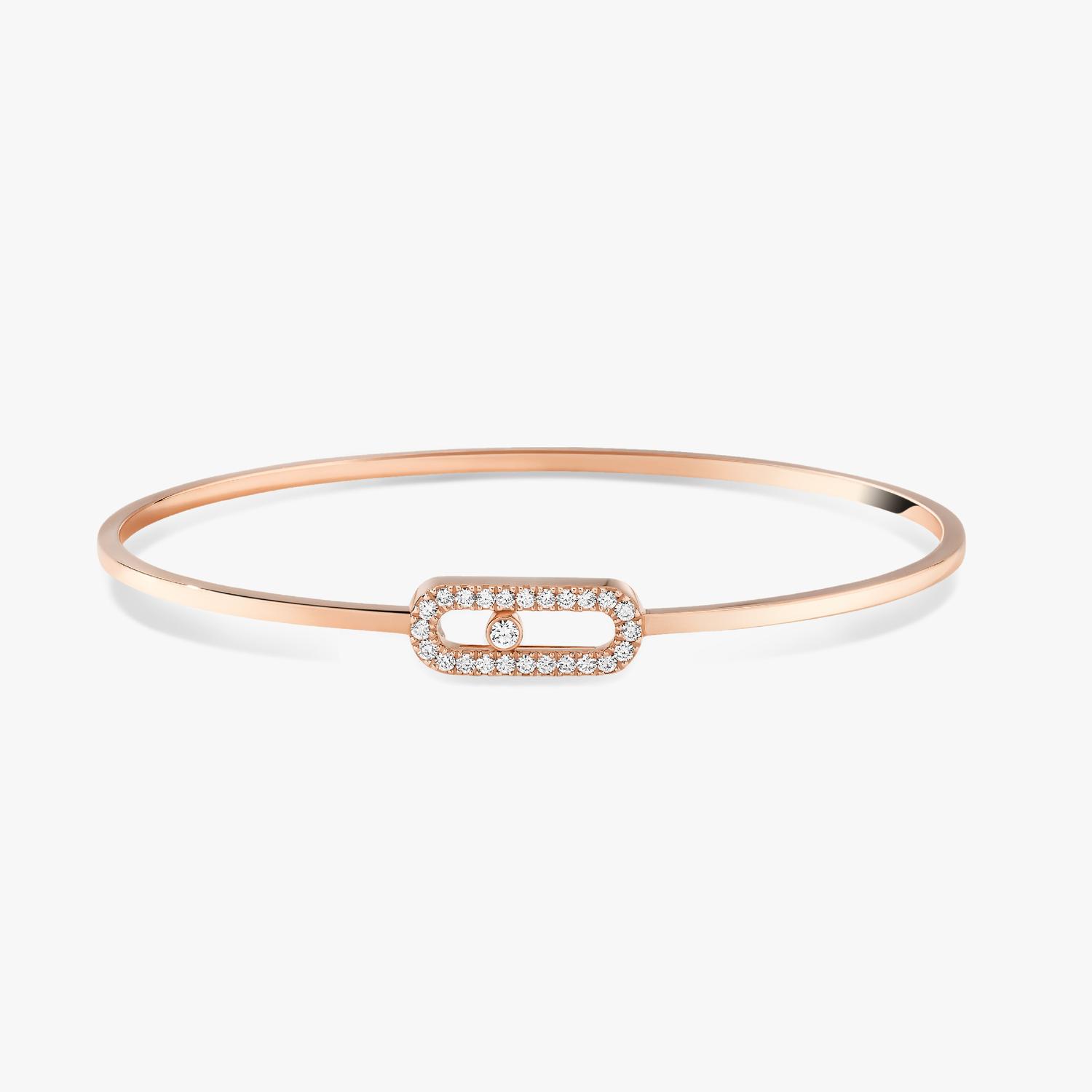 Messika - 11134-PG - Move Uno Pavé Flex Bangle