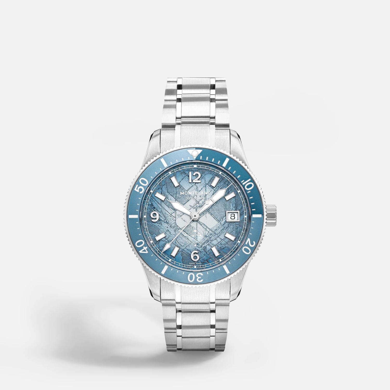 MONT BLANC - Montblanc Iced Sea Automatic Date 0 Oxygen