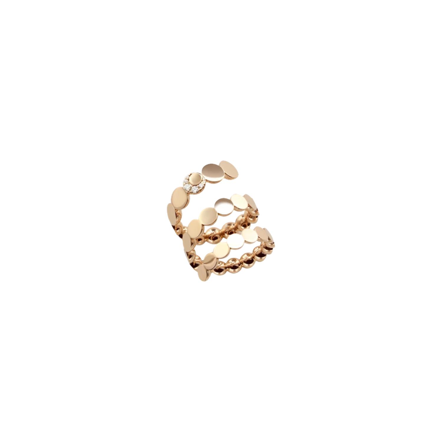 PASQUALE BRUNI - 16190R - LIGHT RING IN ROSE GOLD WITH DIAMONDS