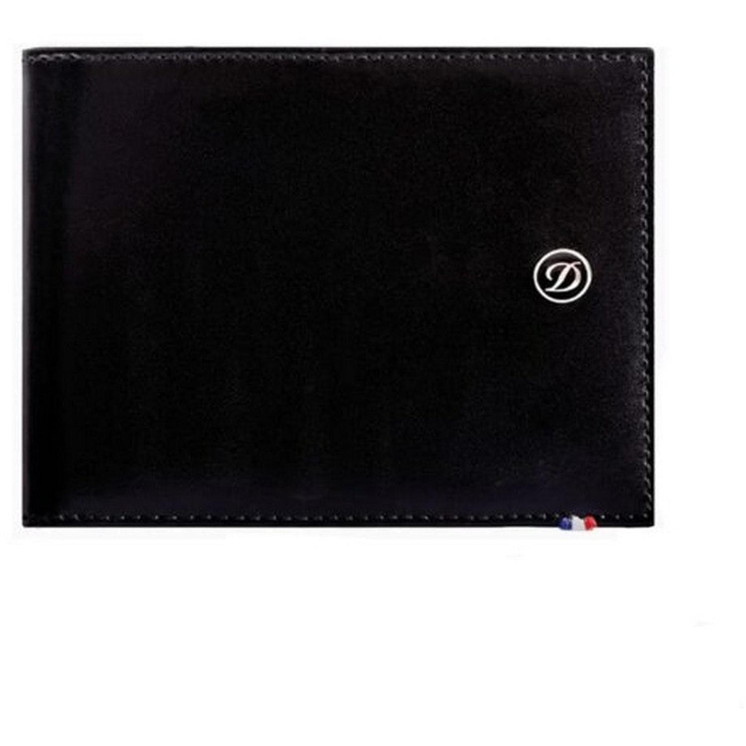 DUPONT - 180000 - Line D black smooth leather wallet - S.T.