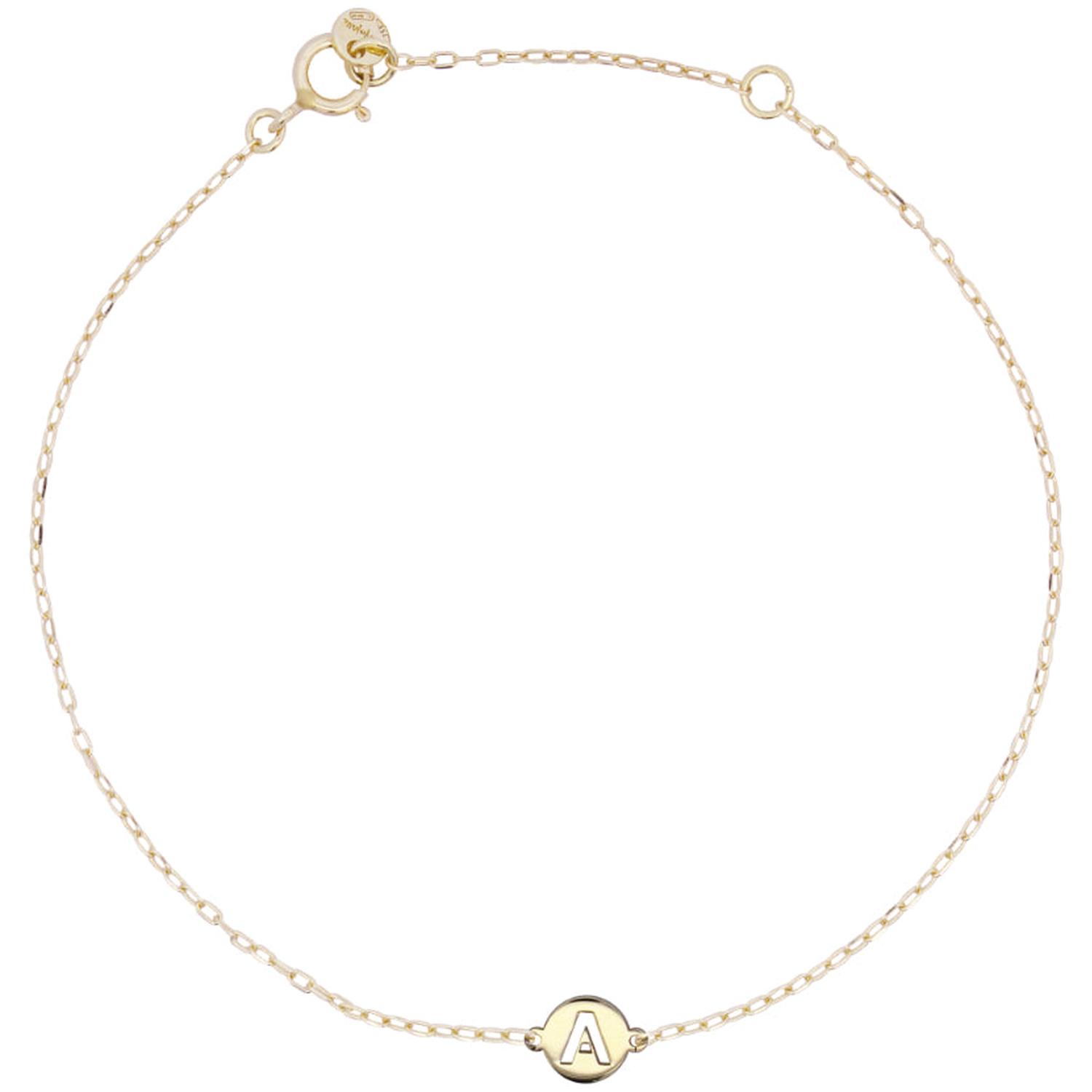 Rue Des Mille - 18KBRINIZA - Letter Bracelet - 18KT Gold
