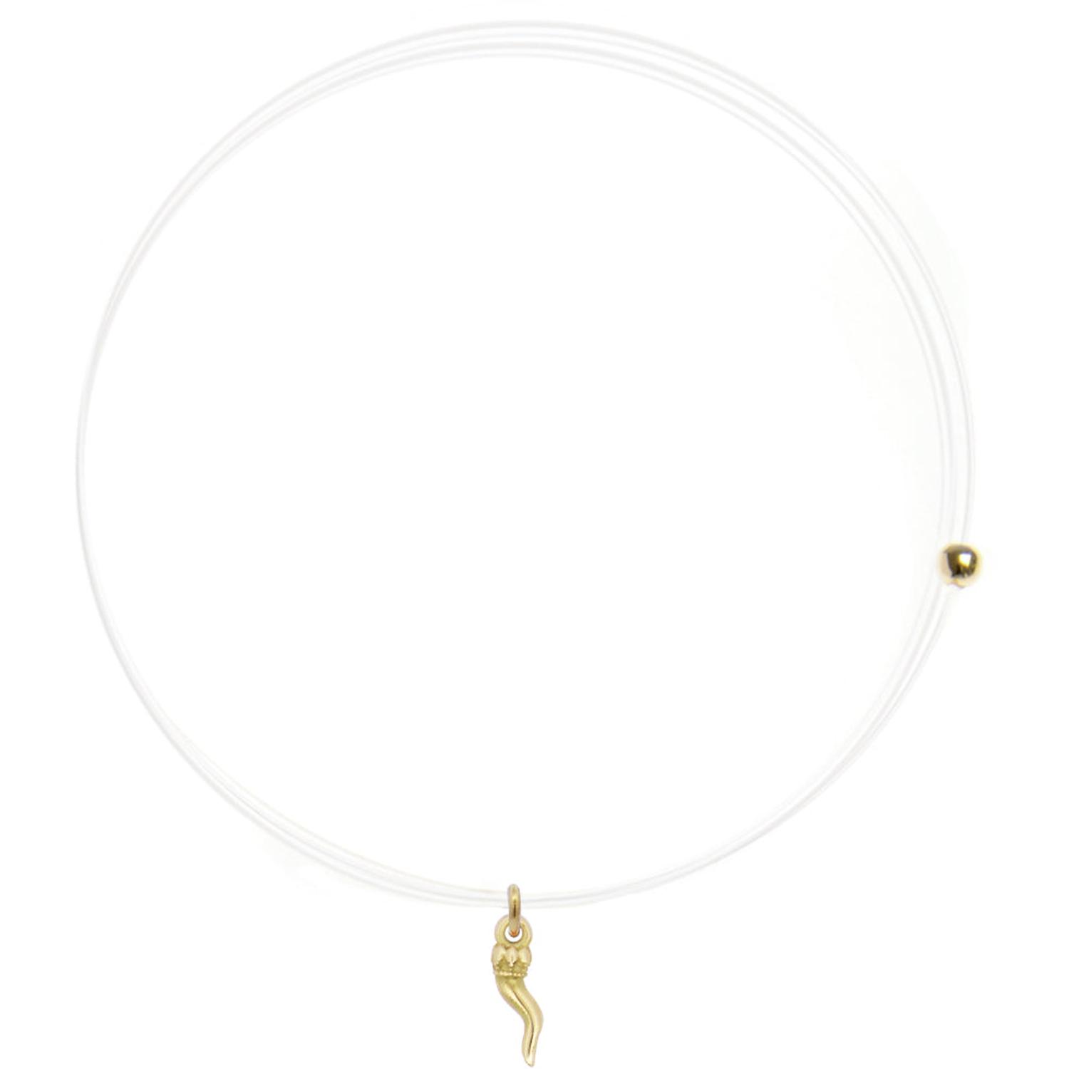 Rue Des Mille - 18KGRLNZCOR - Lenza Choker with Horn - 18KT GOLD