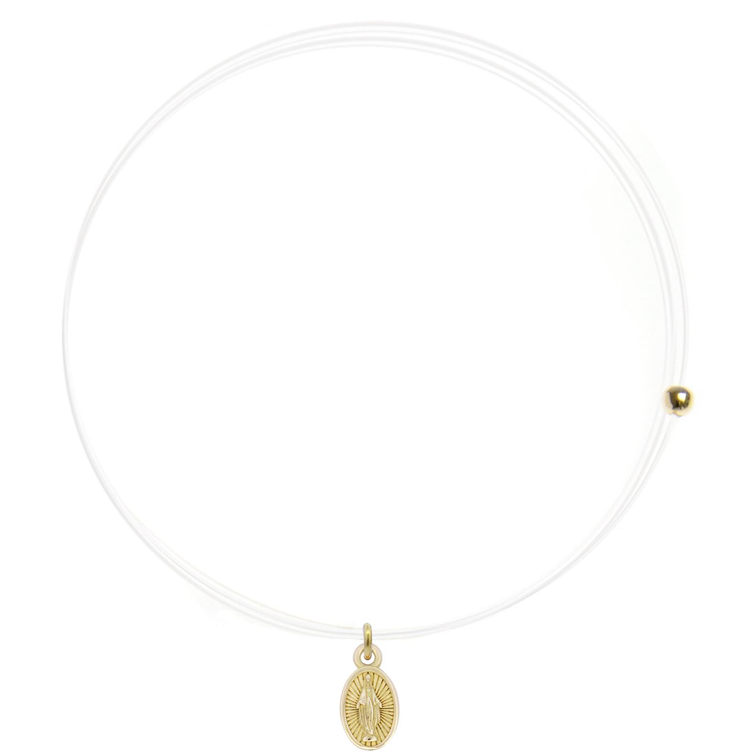 Rue Des Mille - 18KGRLNZMAD - Lenza Necklace with Madonna - 18KT GOLD