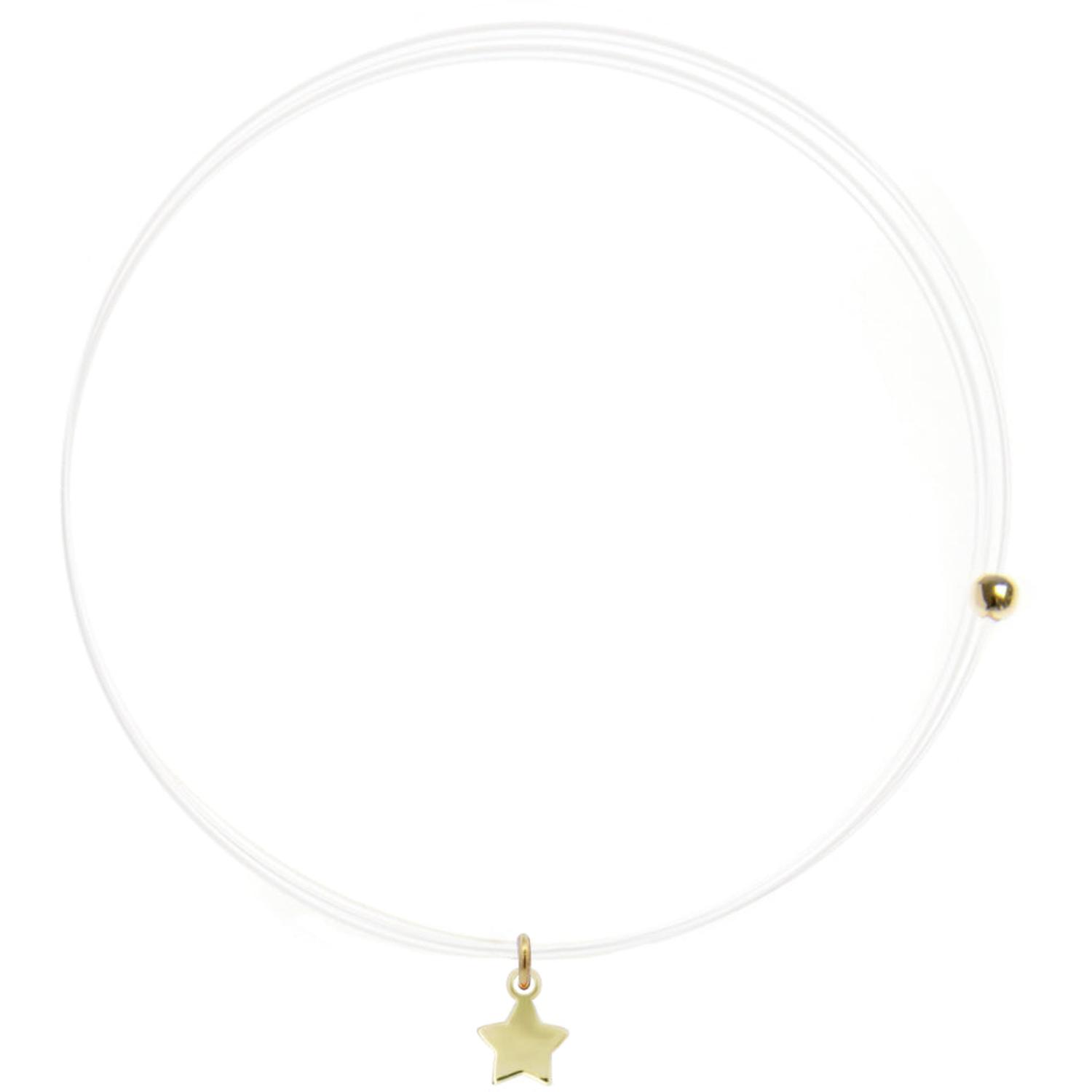 Rue Des Mille - 18KGRLNZSTE - Lenza Choker with Star - 18KT GOLD