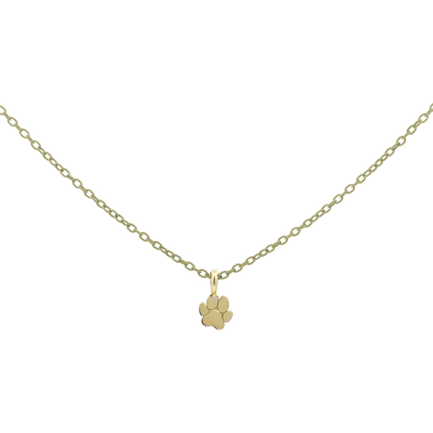 Rue Des Mille - 18KGRVK5ZAM - Paw Print Chain Choker - 18KT GOLD