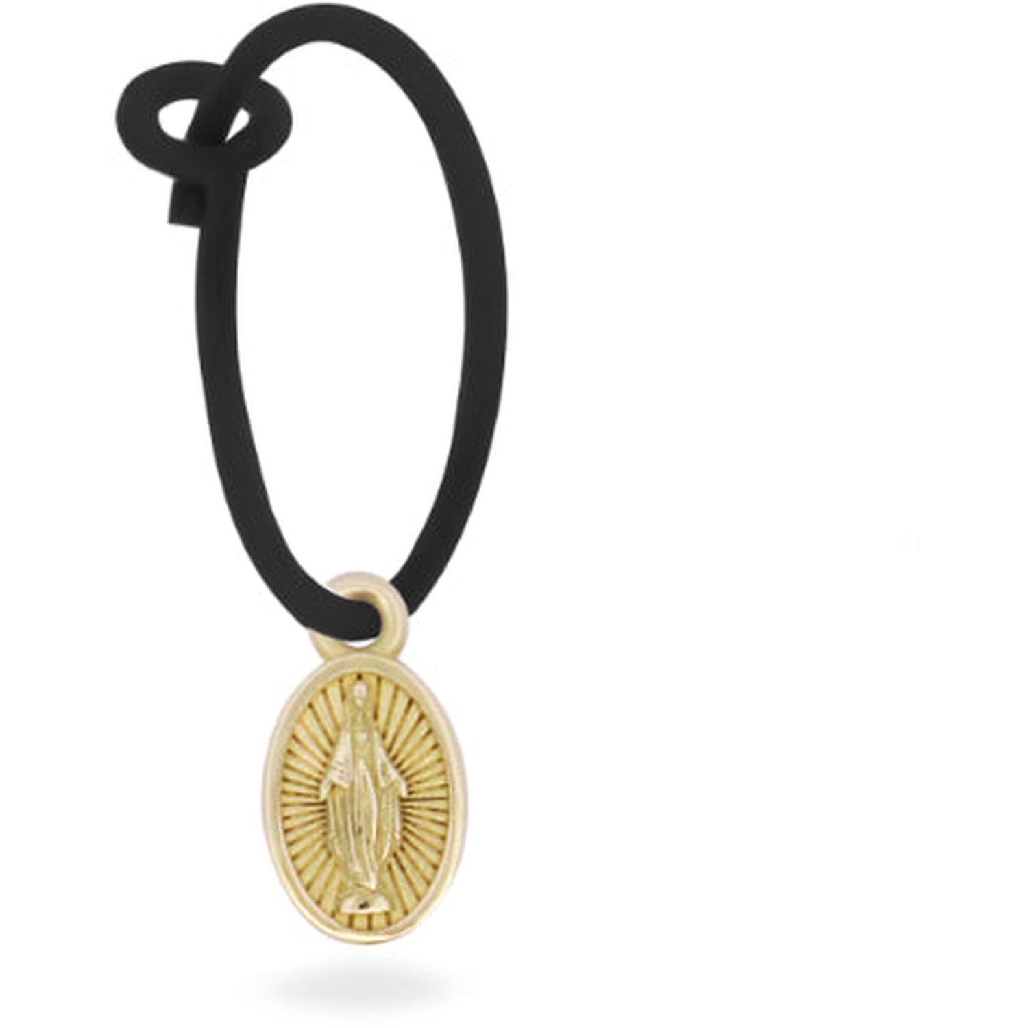 Rue Des Mille - 18KORVK8MAD - Madonna Hoop Single Earring in Paint - 18KT Gold
