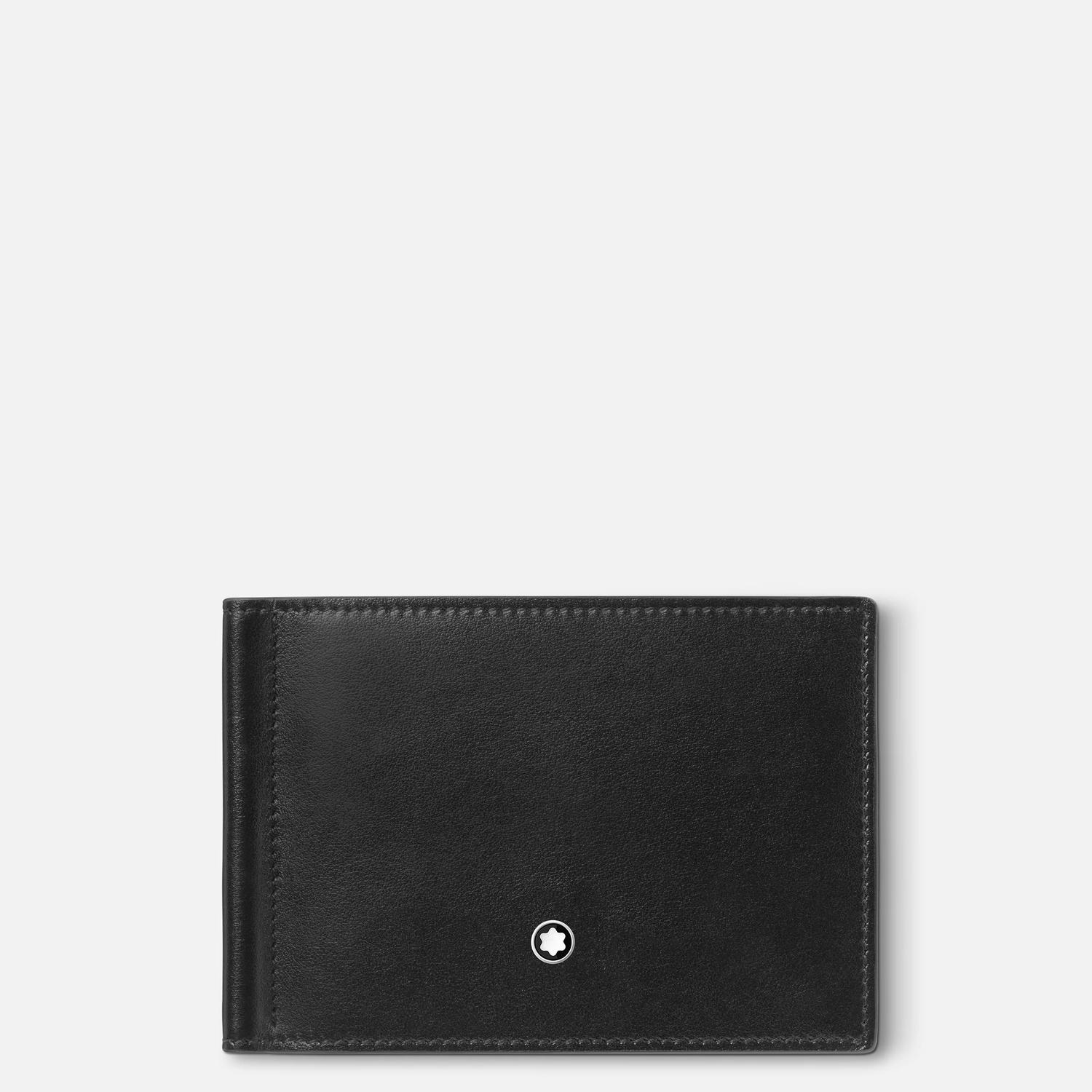 MONT BLANC - Meisterstück 6 Compartment Wallet with Money Clip