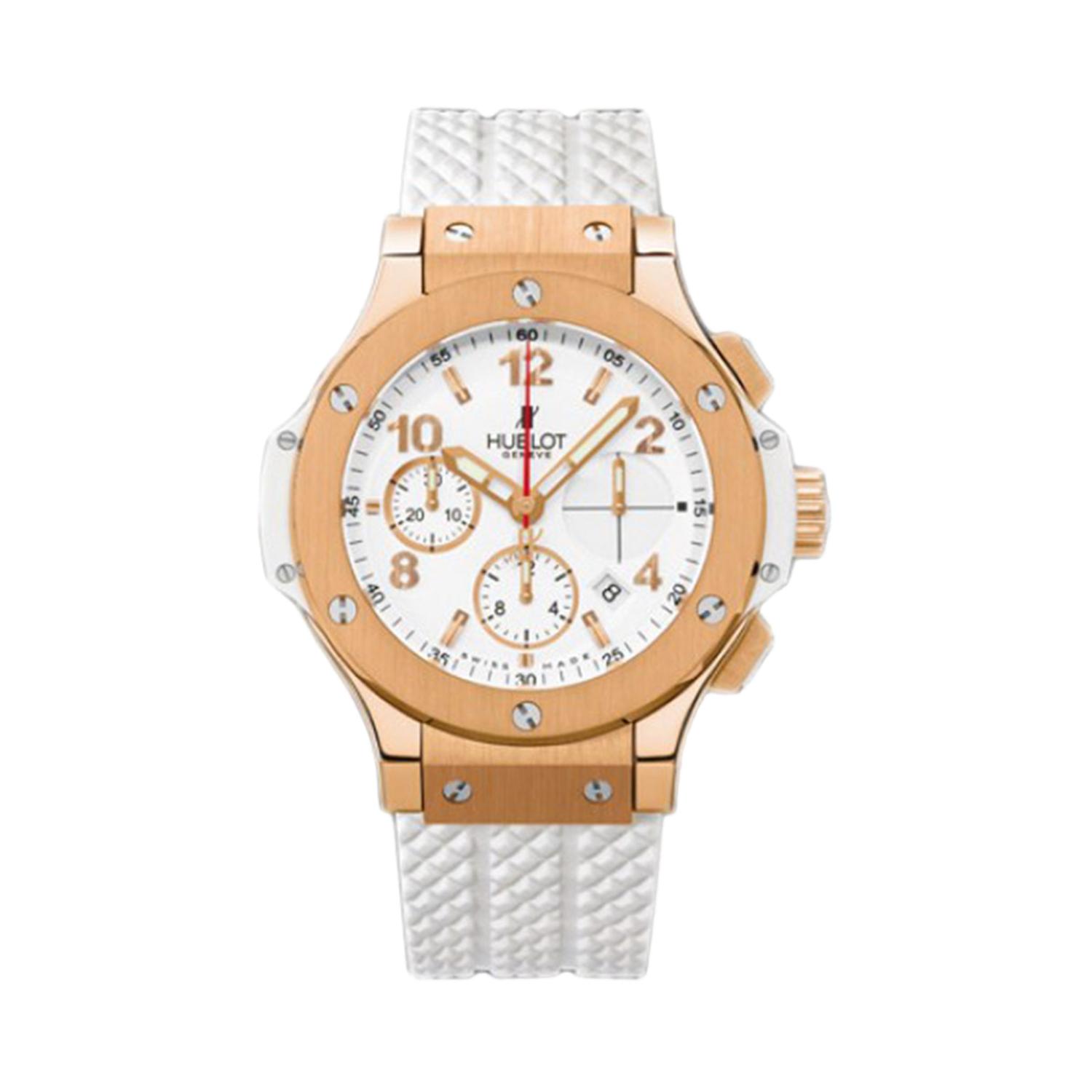 HUBLOT - GOLD WHITE CHRONOGRAPH