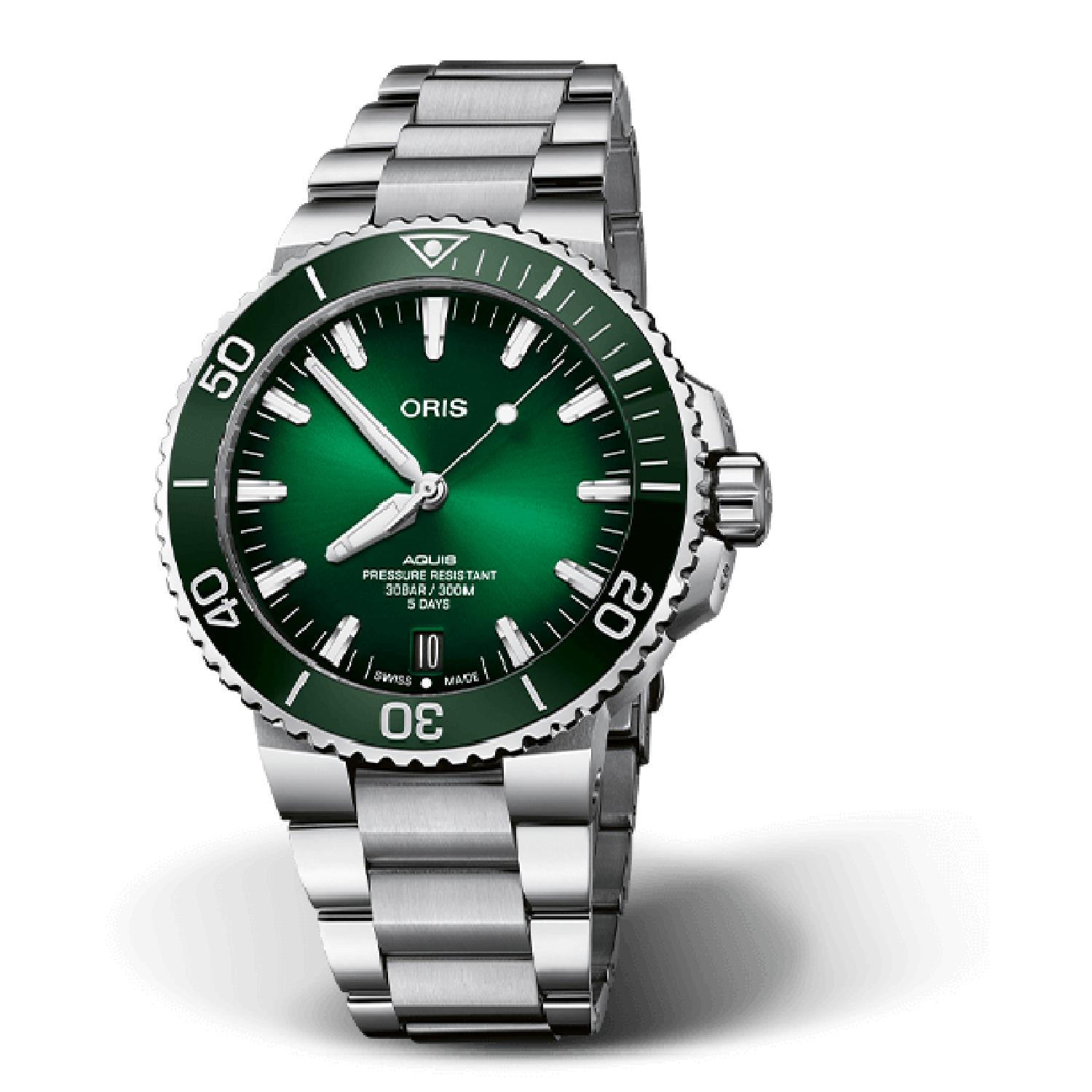 Oris - 40077634157-0782409PEB - Aquis Date Calibre 400