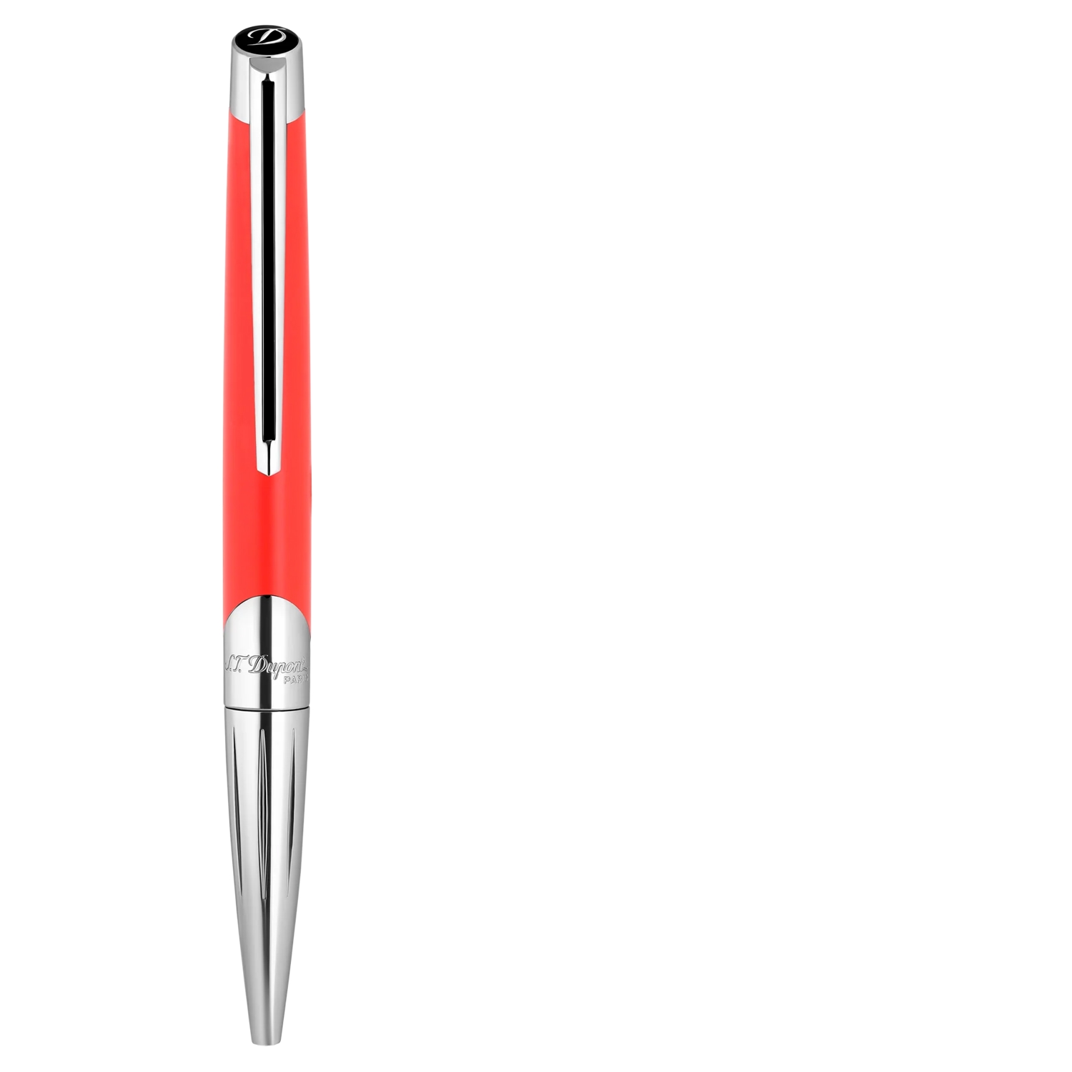 DUPONT - 405739 - S.T.   Défi   Ballpoint Pen Silver/Red