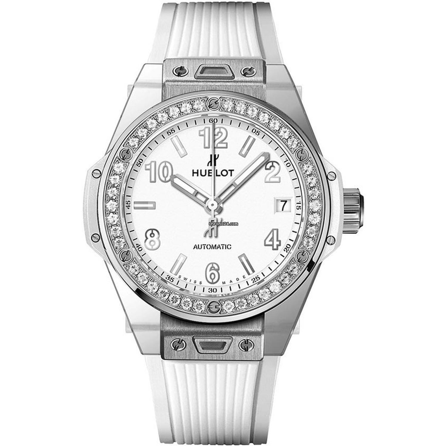 HUBLOT - 465.SE.2010.RW.1204 - Big Bang ONE CLICK STEEL WHITE DIAMONDS