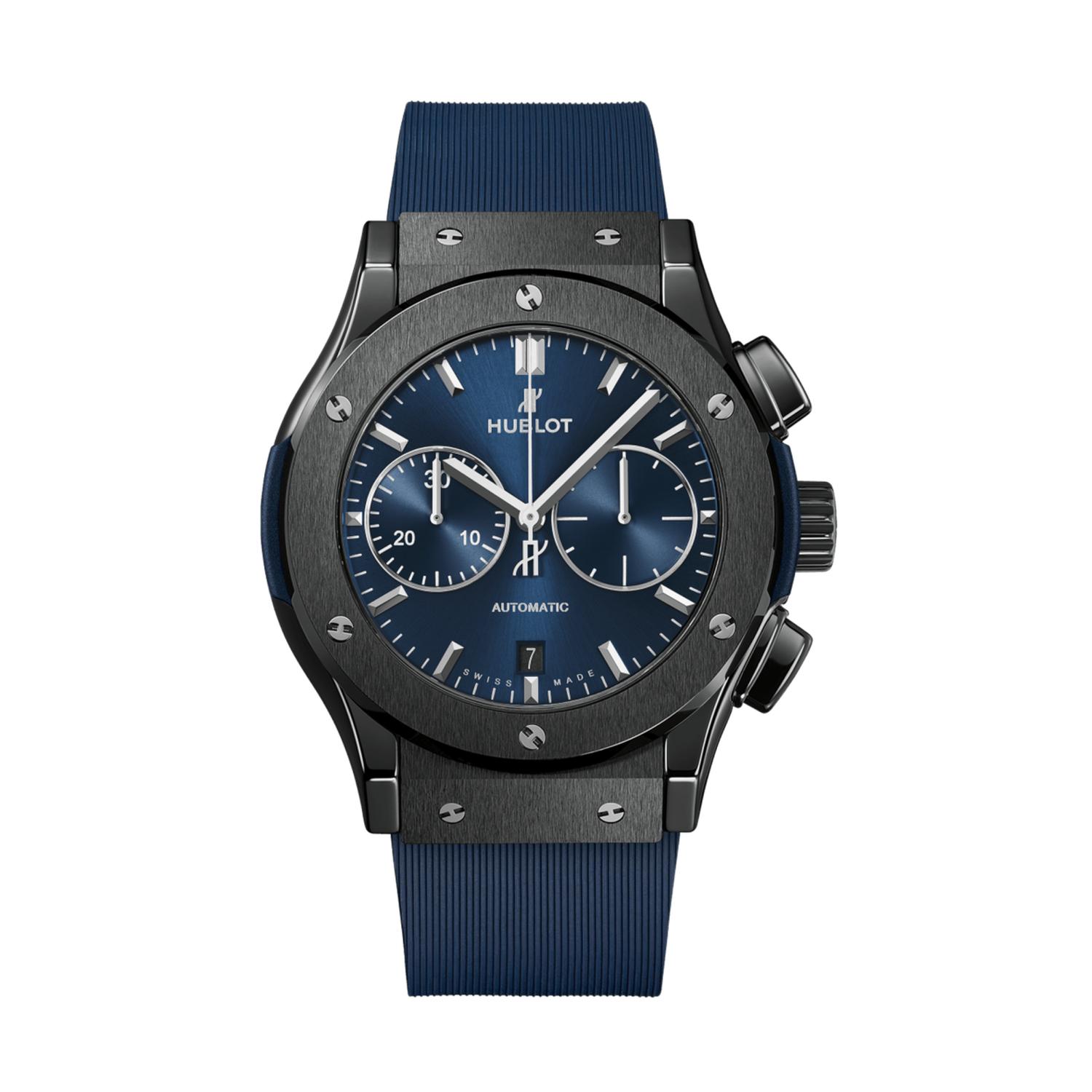 HUBLOT - CLASSIC FUSION CERAMIC BLUE CHRONOGRAPH 45 MM
