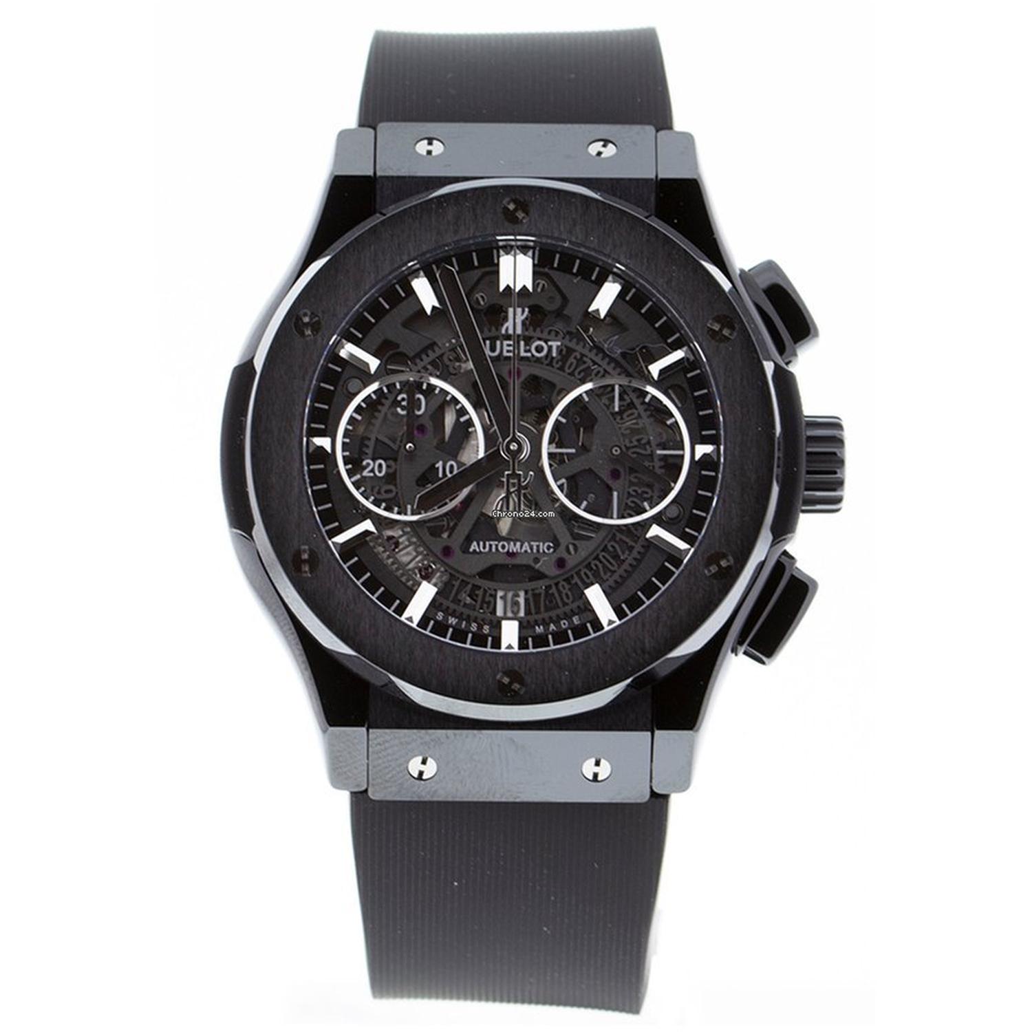 HUBLOT - 525.CM.0170.RX -  Classic Fusion Aerofusion Ceramic Skeleton Chronograph 45mm NEW - YEAR: 2021