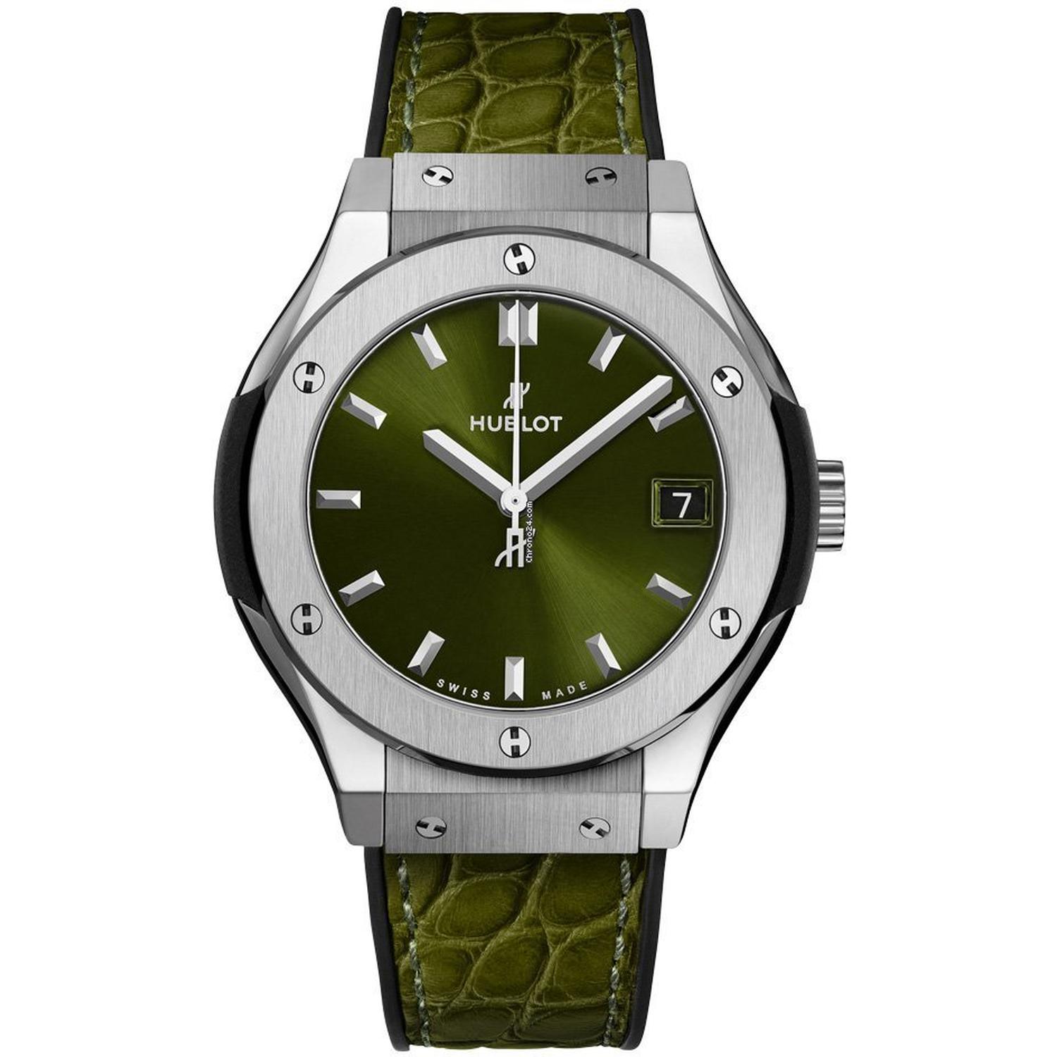 HUBLOT - 581.NX.8970.LR - Classic Fusion Green Titanium 33mm Quarz