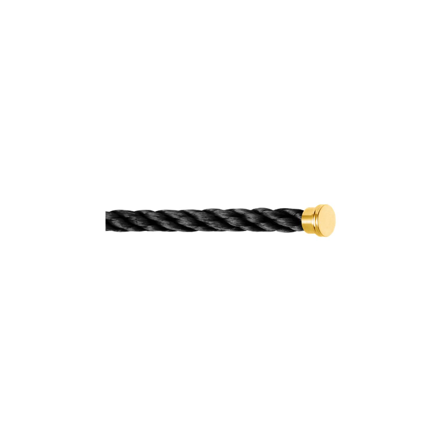 Fred - 6B0114 - BLACK CABLE FOR LARGE BRACELET