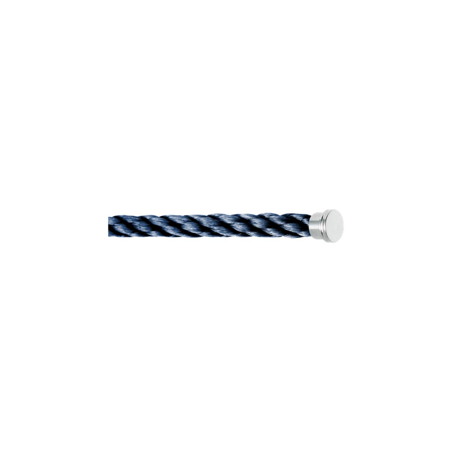 Fred - 6B0117 - DENIM STAINLESS STEEL CABLE WITH STEEL ENDS, LARGE MODEL