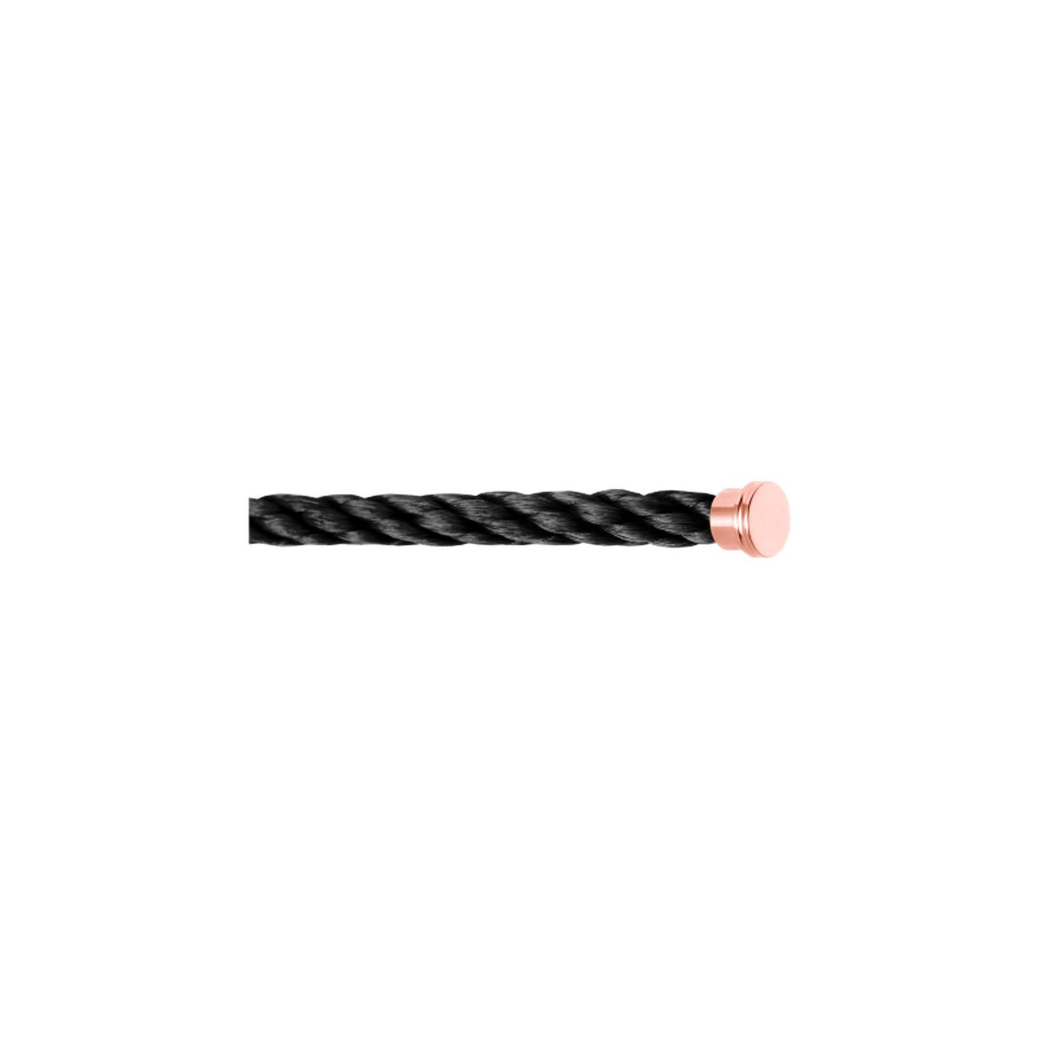 Fred - 6B0199 - BLACK CABLE FOR LARGE BRACELET
