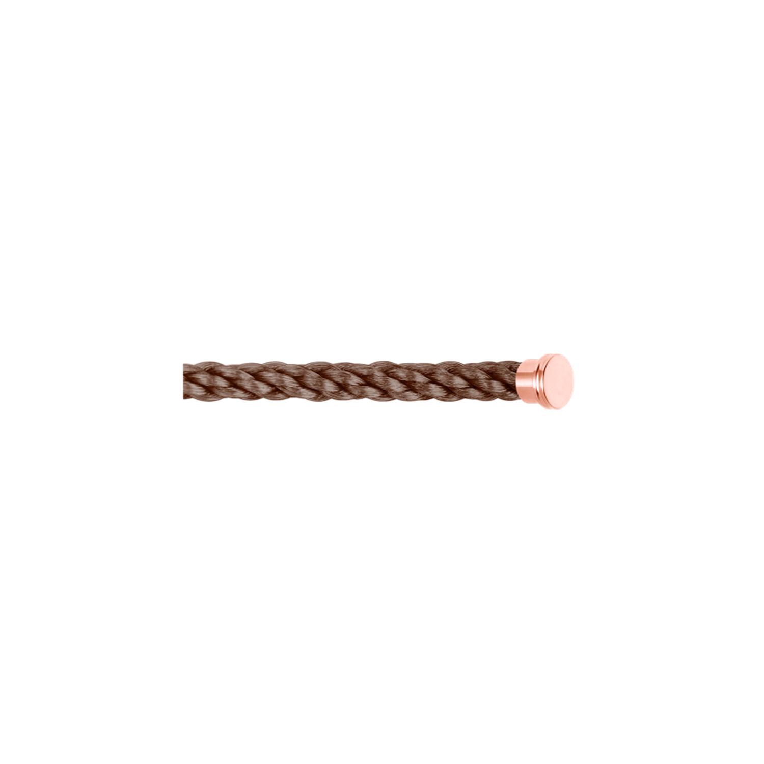 FRED - 6B0296 - Taupe Cable for Large Rose Gold Bracelet