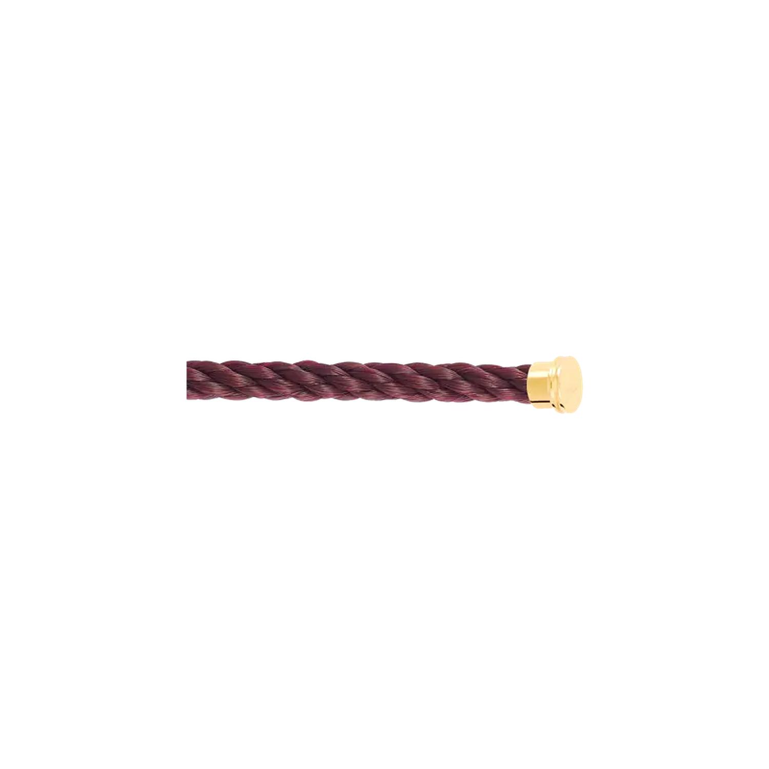 FRED - 6B1021 - Garnet Cable for Large Model Bracelet in Yellow Gold