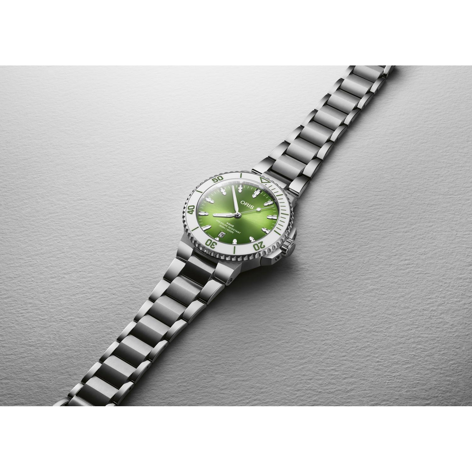Oris - 73377874137-0782204PEB - Aquis Date Taste of Summer