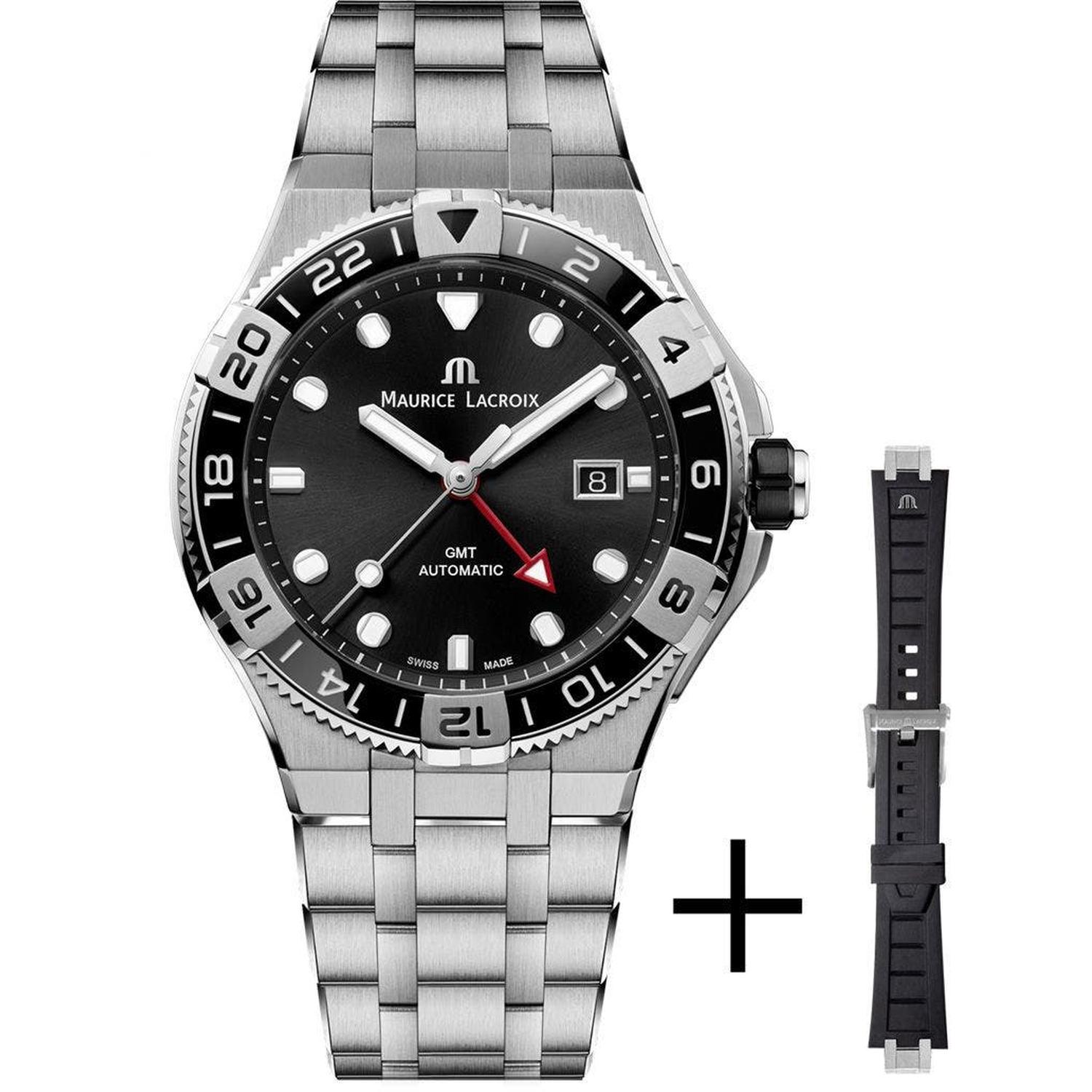 MAURICE LACROIX - AI6158-SS00F-330-A - AIKON Ventures GMT 43mm