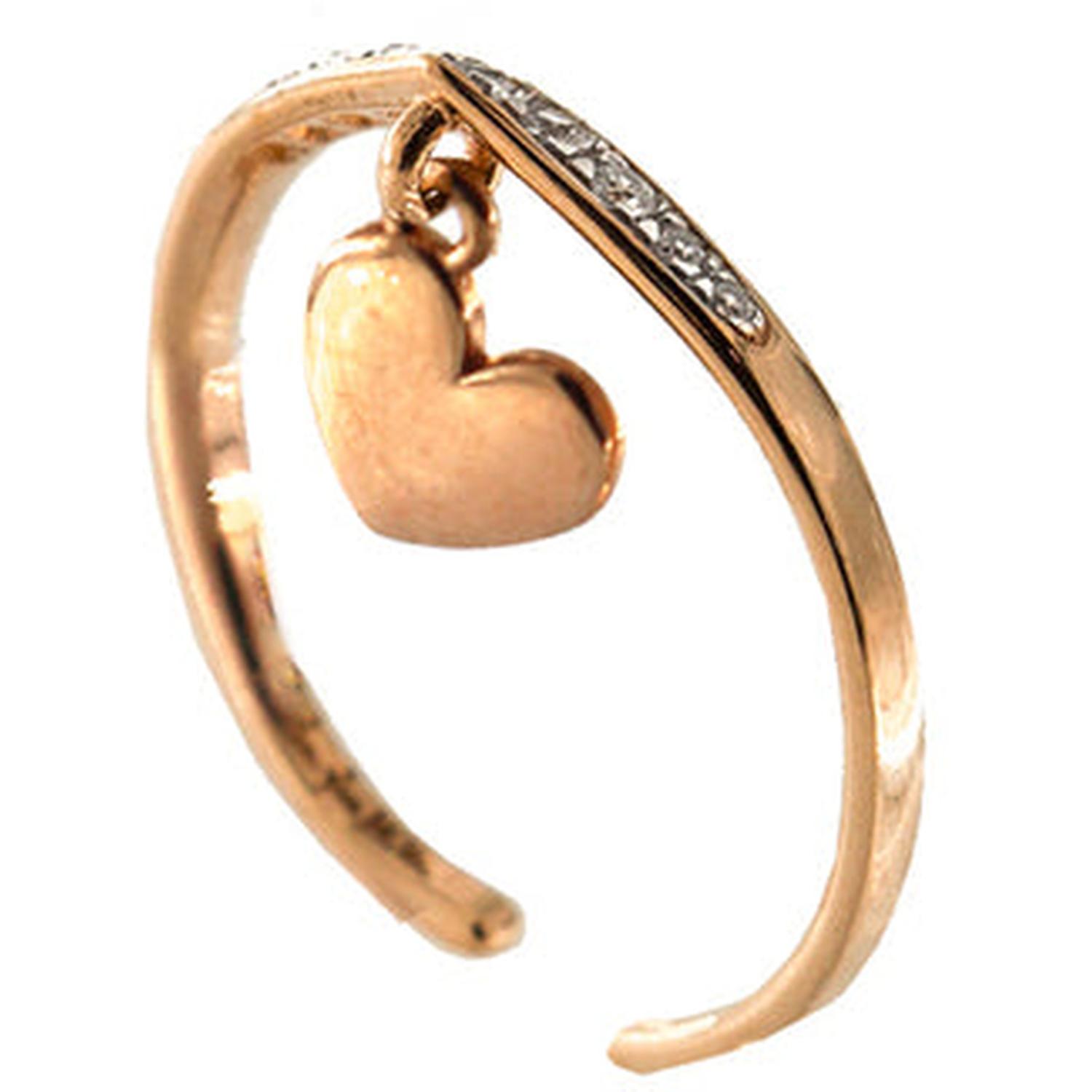 Rue Des Mille - ANGBM1CUO - ANELLO RIGIDO ZIRCONI - CUORE