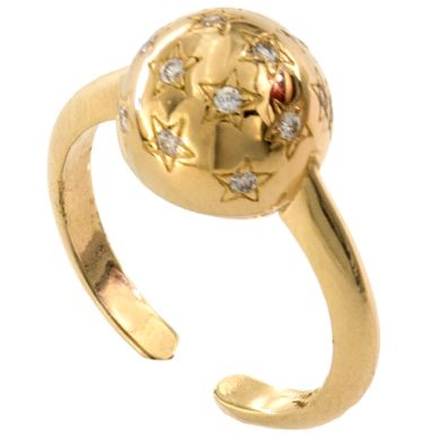 Rue Des Mille - Donna - ANZ012M1AU - Anello semisfera - STARBALL