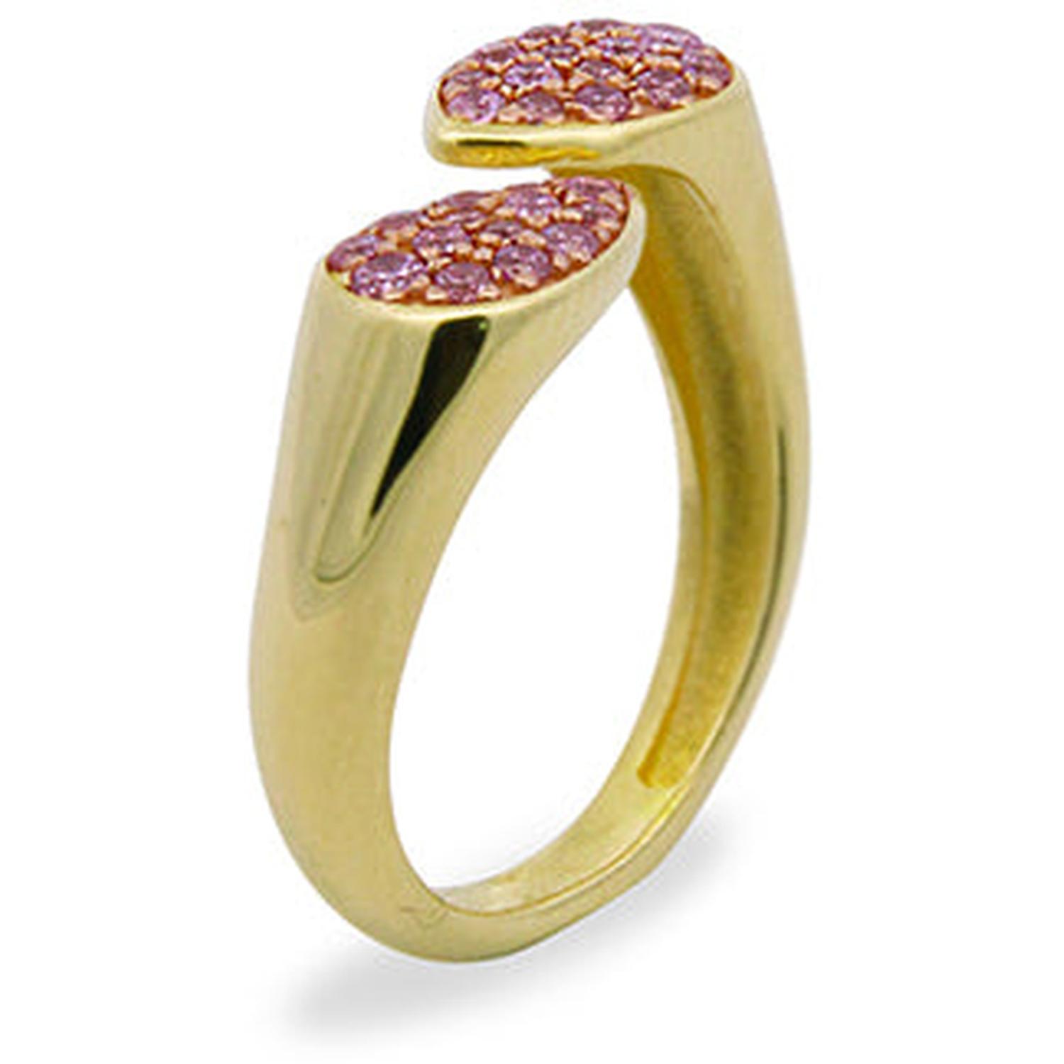 Rue Des Mille - ANZ014M4AU - Double drops pavé ring