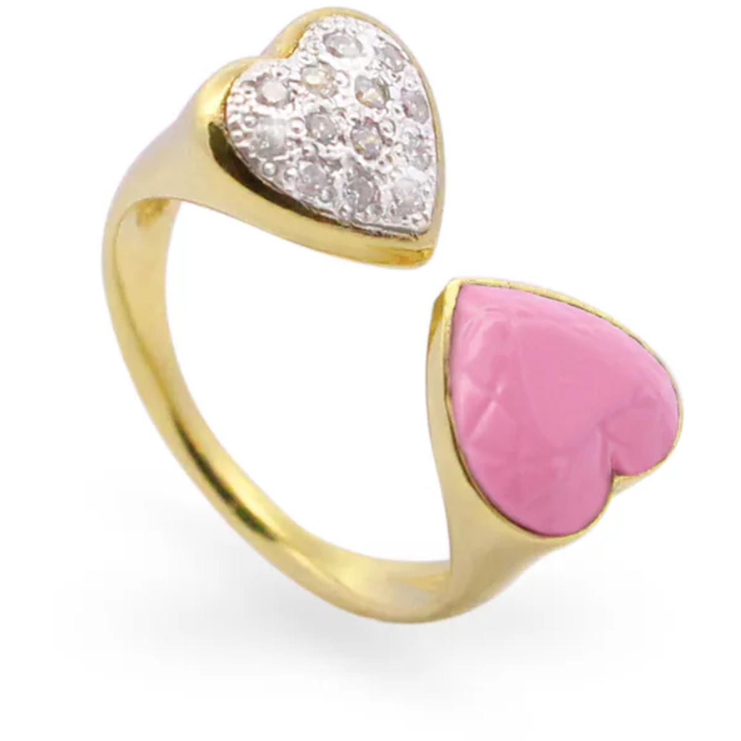 Rue Des Mille - ANZ025M2CUORAU - Double Heart Berry Ring - BON BON