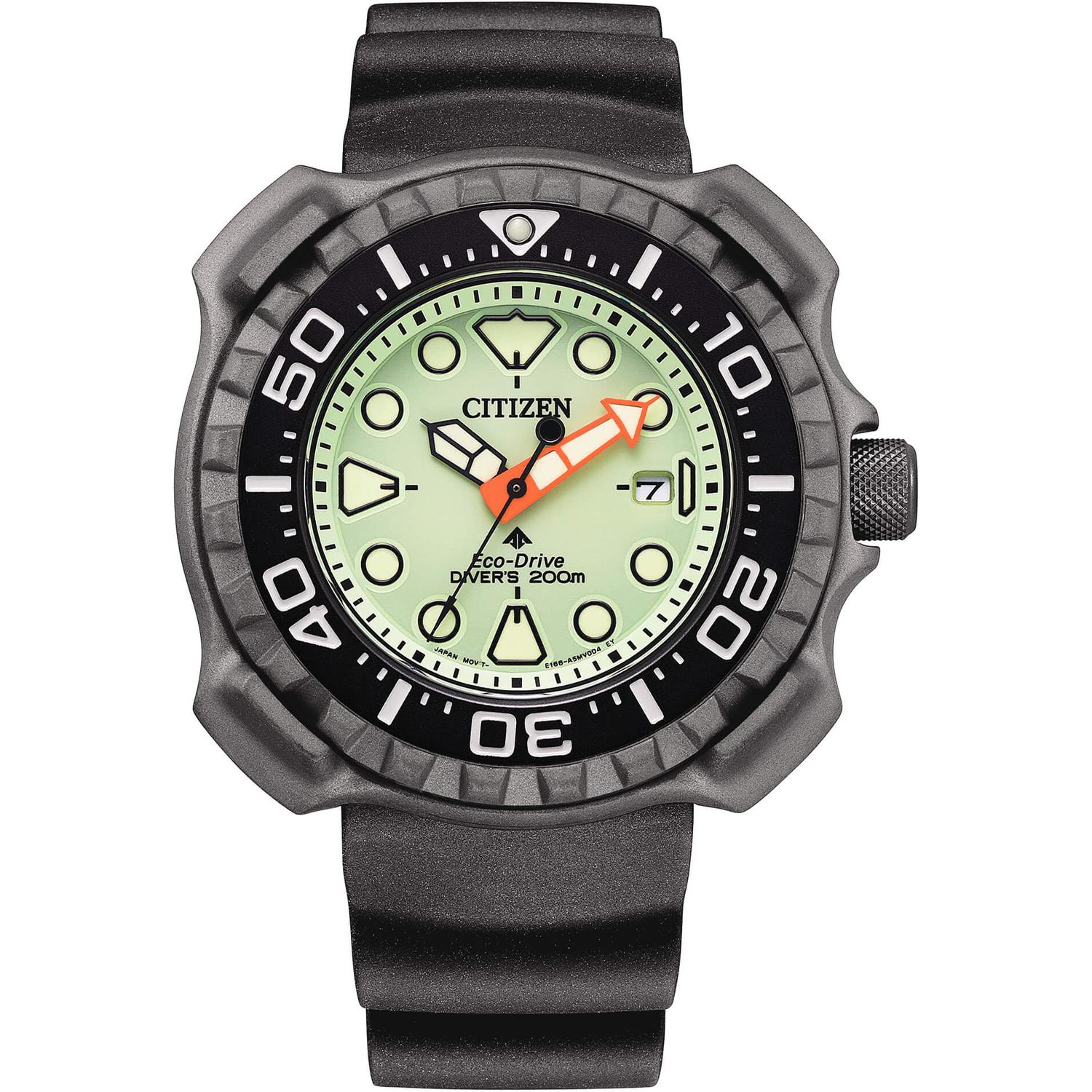 Citizen - BN0227-17X - Diver's Eco Drive 200 mt SuperTitanio