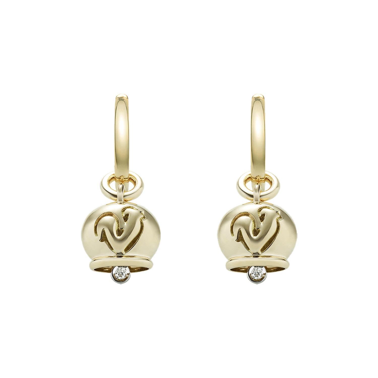 Chantecler - C.36582 - Gold Bell Earrings