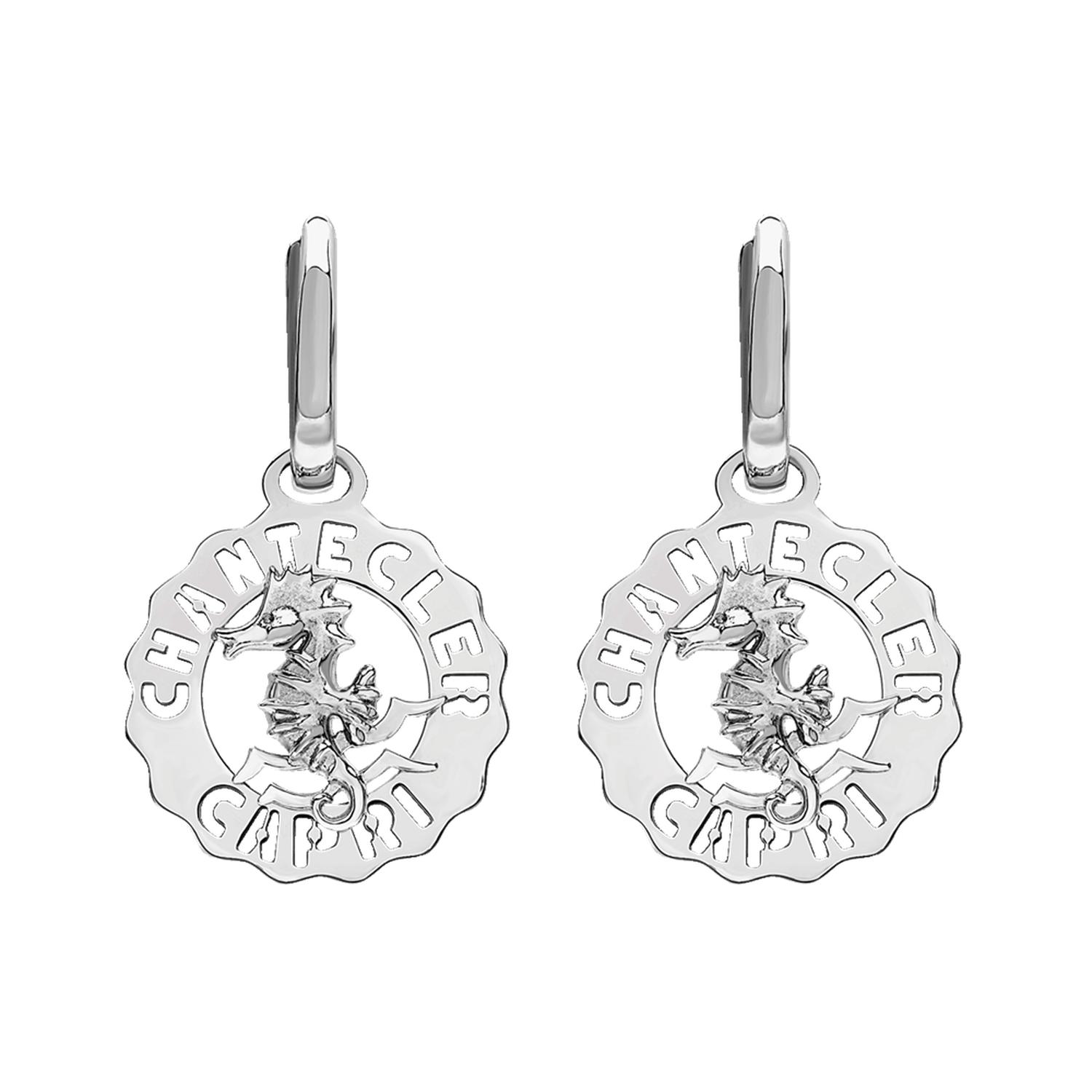 Chantecler - C.42447 - Et Voilà Logo Silver Earrings
