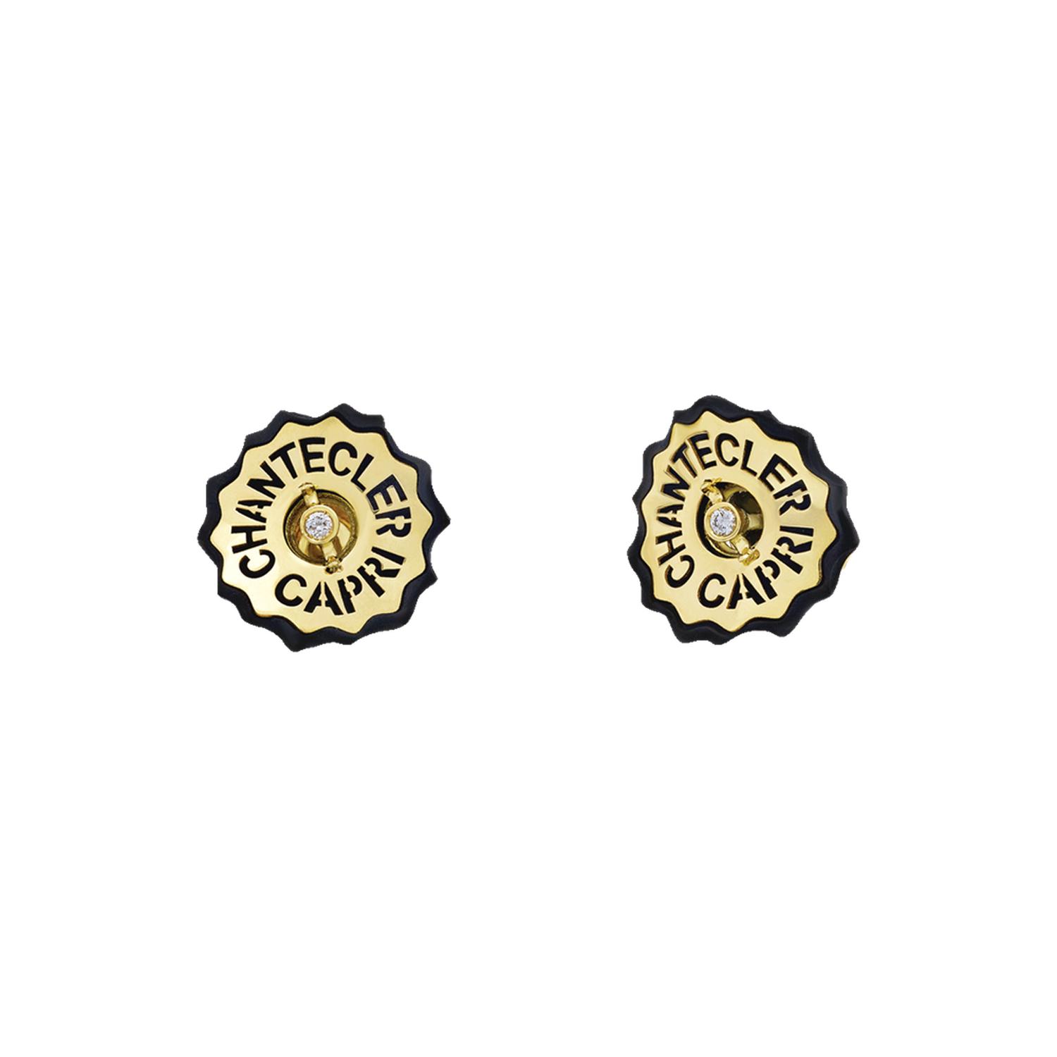 Chantecler - C.43415 - Gold Logo Earrings