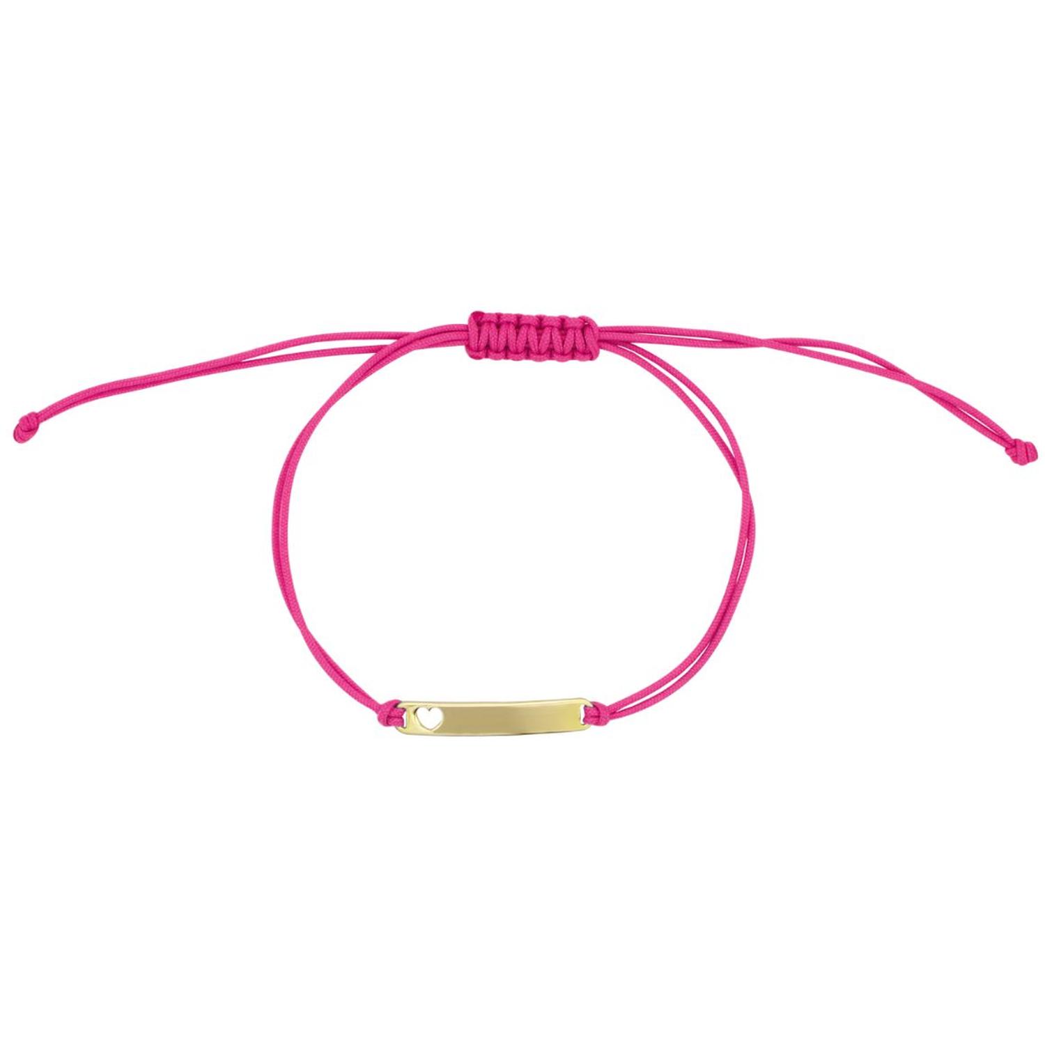 Rue Des Mille - CAV017M3C1AU - Cavigliera tessuto fucsia e lastra - Anklets Mania