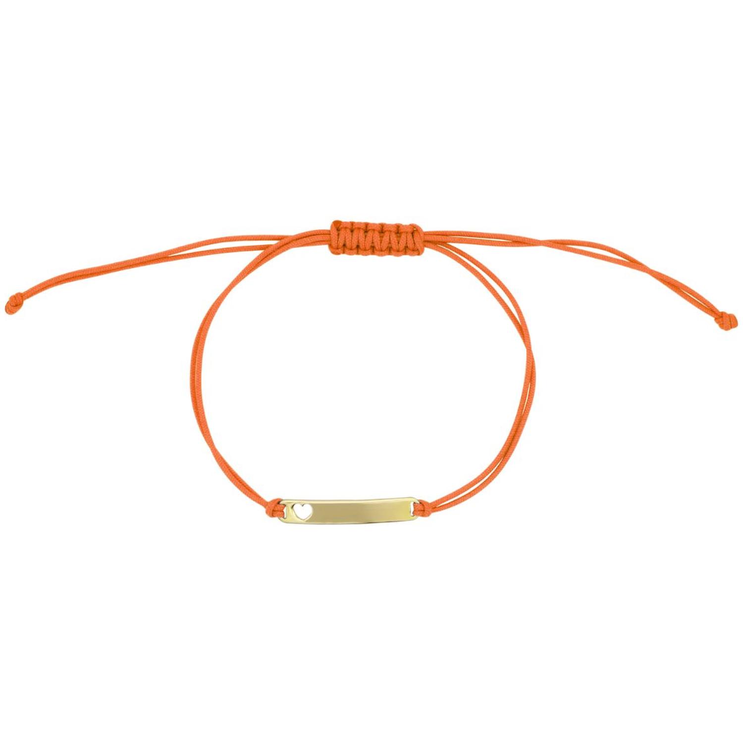 Rue Des Mille - CAV017M3C3AU - Cavigliera tessuto arancione e lastra - Anklets Mania