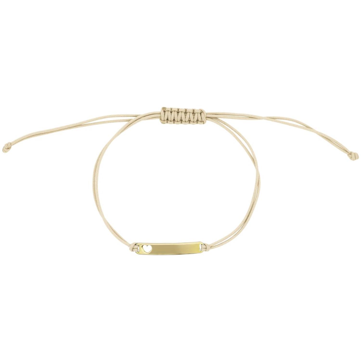 Rue Des Mille - CAV017M3C5AU - Cavigliera tessuto beige e lastra - Anklets Mania